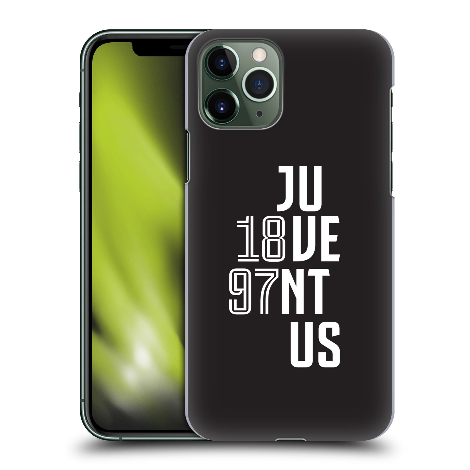 Zadní obal pro mobil Apple Iphone 11 PRO - HEAD CASE - Fotbalový klub Juventus - Velké písmo