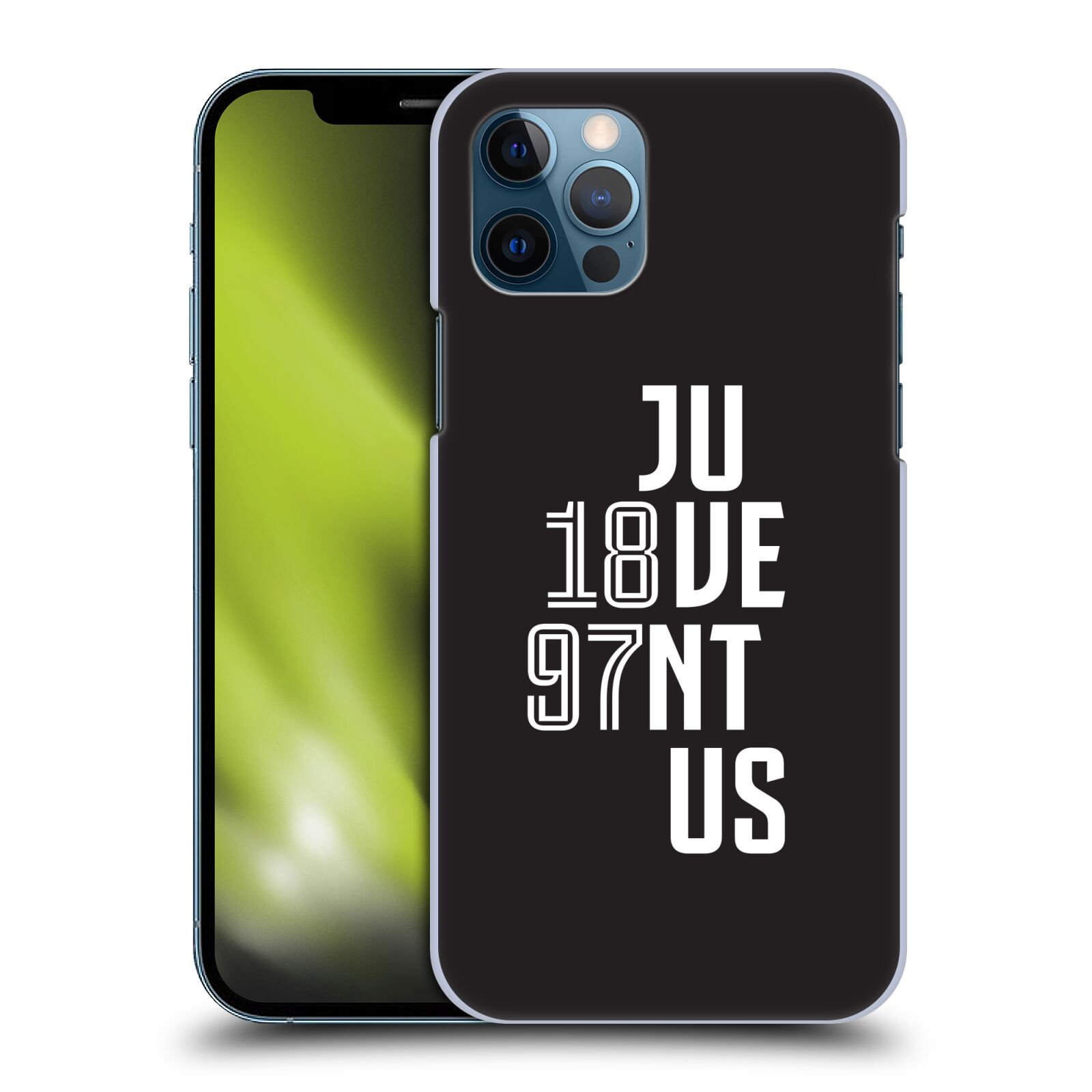 Zadní obal pro mobil Apple iPhone 12 / iPhone 12 Pro - HEAD CASE - Fotbalový klub Juventus - Velké písmo