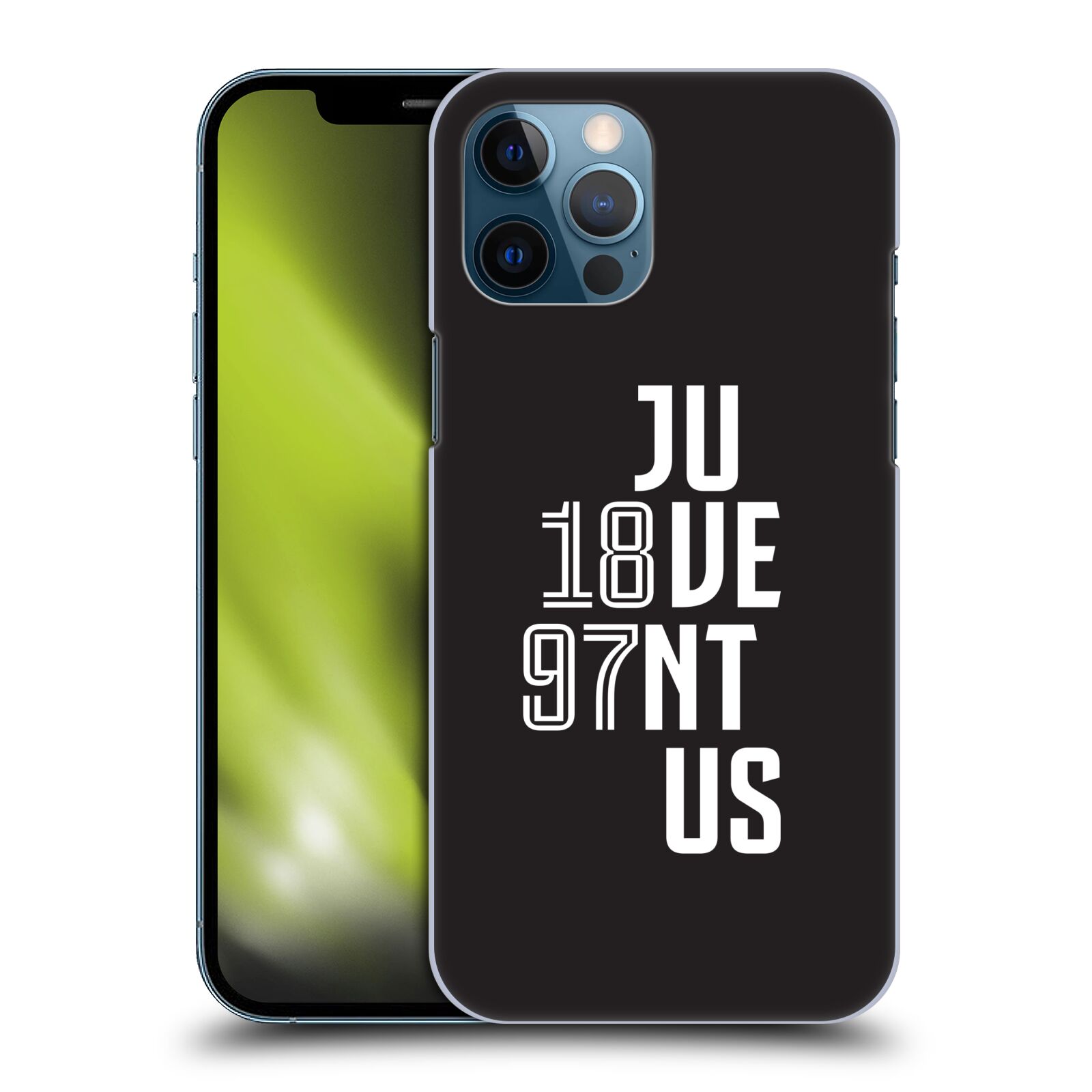 Zadní obal pro mobil Apple iPhone 12 PRO MAX - HEAD CASE - Fotbalový klub Juventus - Velké písmo