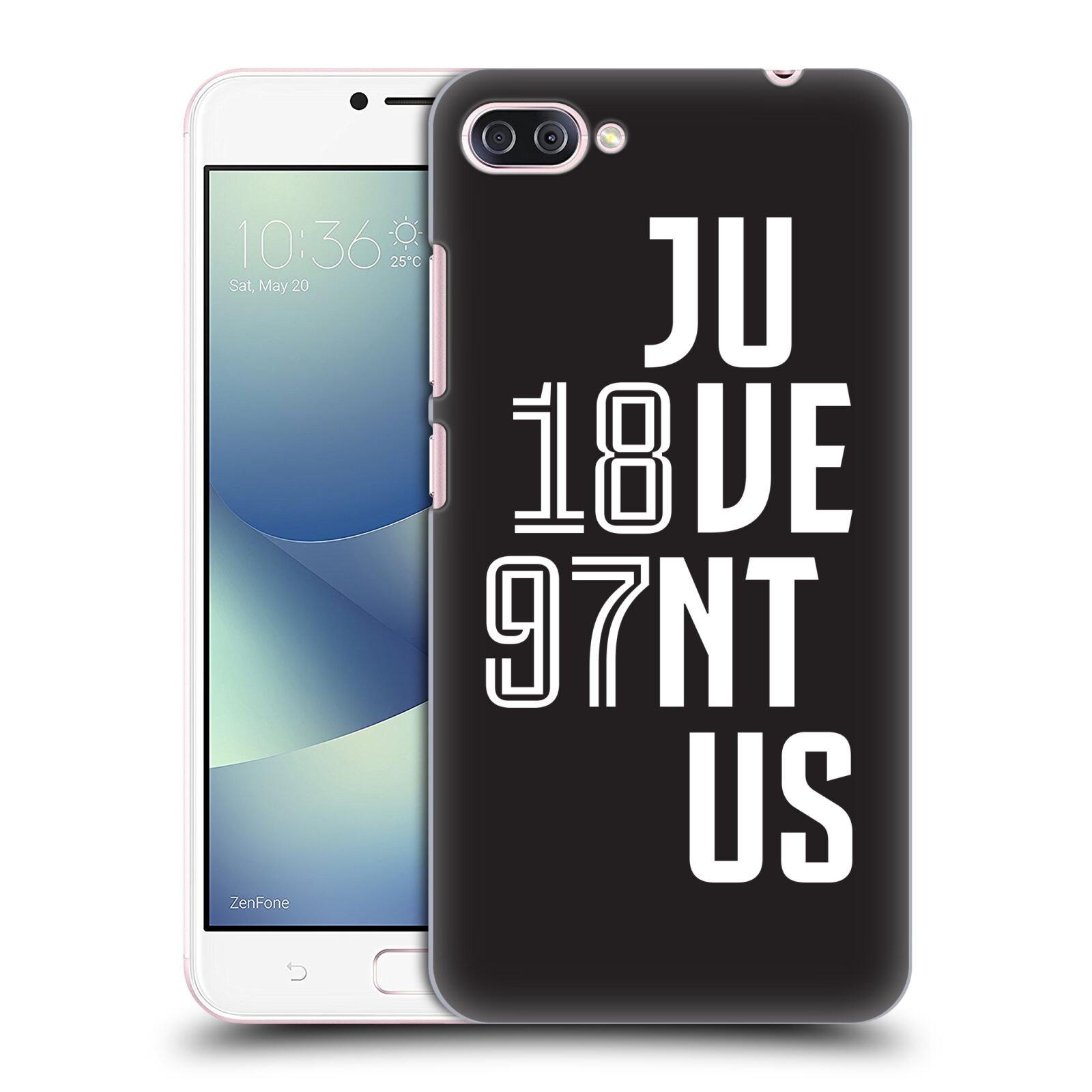 Zadní obal pro mobil Asus Zenfone 4 MAX / 4 MAX PRO (ZC554KL) - HEAD CASE - Fotbalový klub Juventus - Velké písmo
