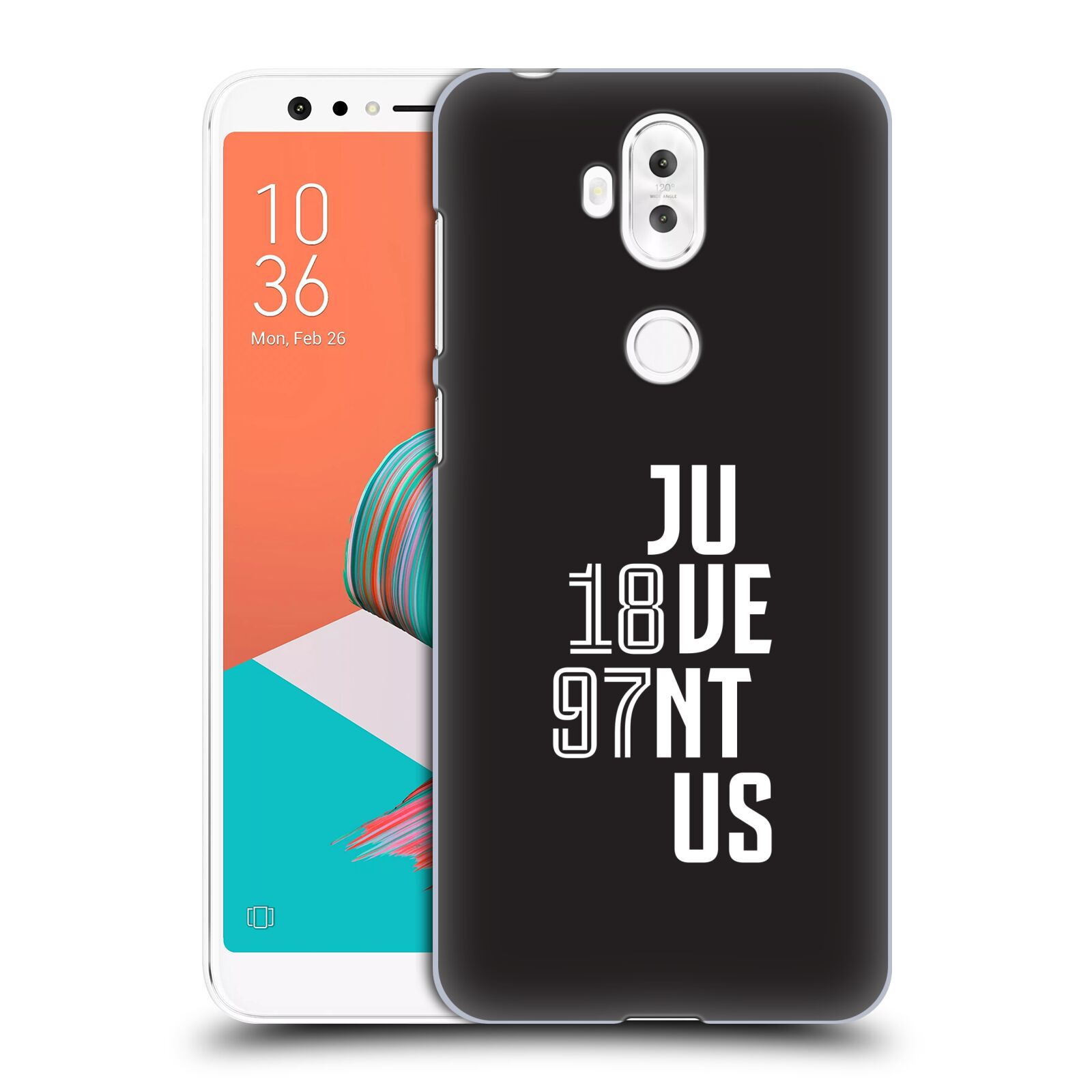 Zadní obal pro mobil Asus Zenfone 5 Lite ZC600KL - HEAD CASE - Fotbalový klub Juventus - Velké písmo