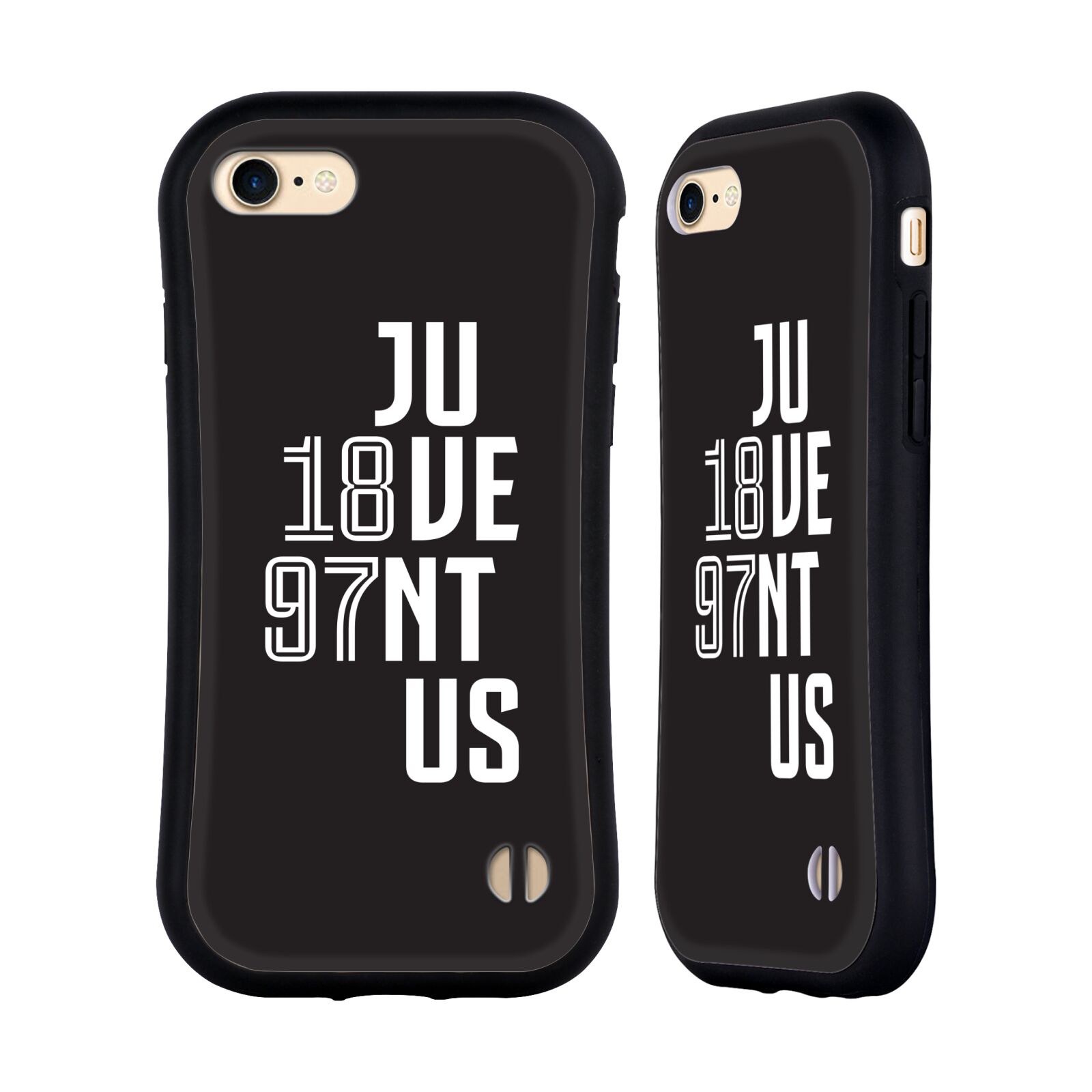 Odolný zadní obal pro mobil Apple Iphone 7/8/SE2020 - HEAD CASE - Fotbalové kluby - Juventus nadpis a rok