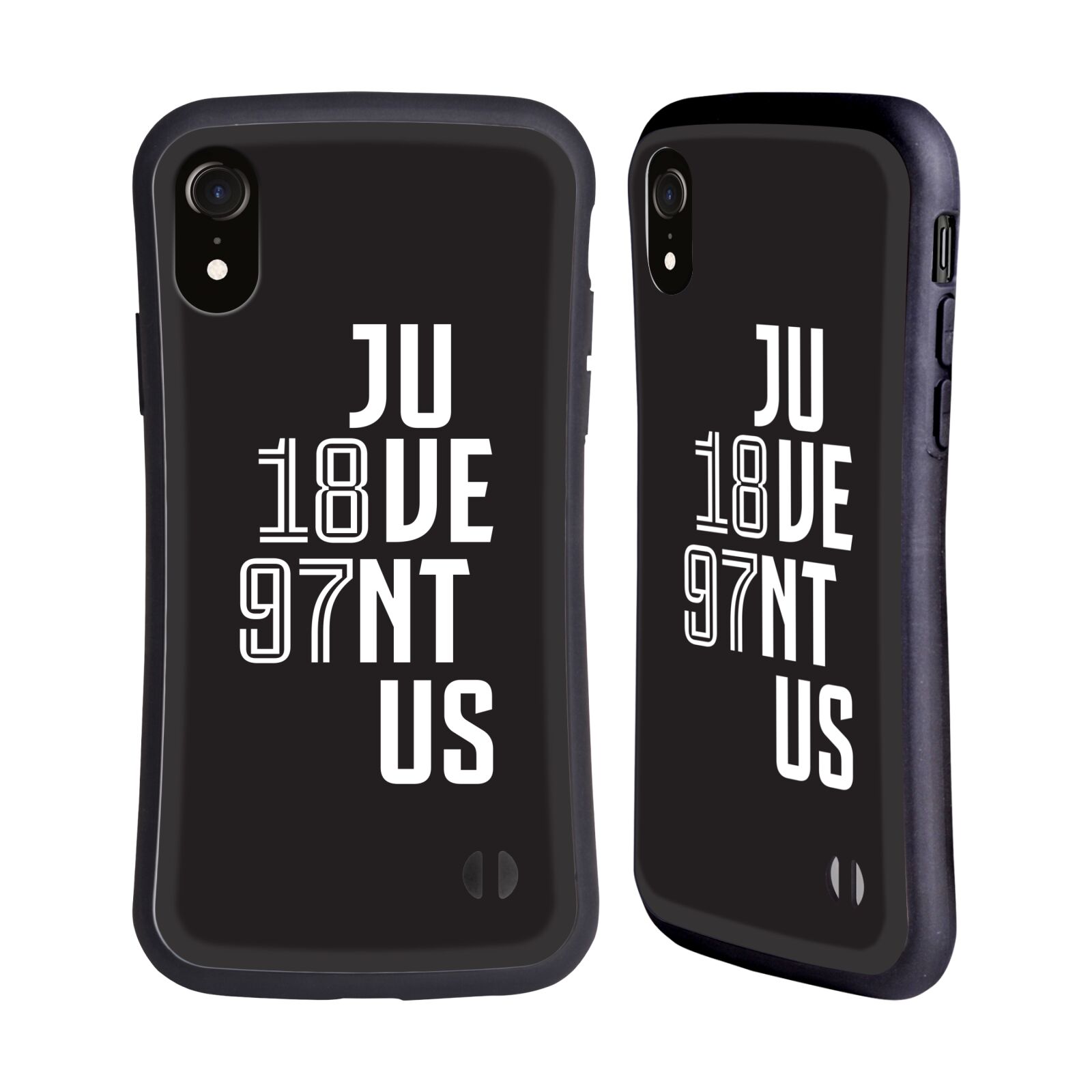 Odolný zadní obal pro mobil Apple Iphone XR - HEAD CASE - Juventus nadpis