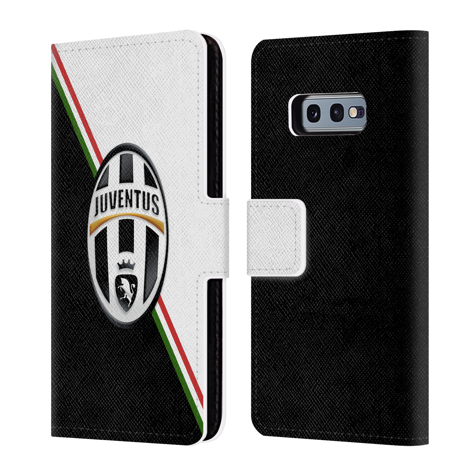 Pouzdro HEAD CASE na mobil Samsung Galaxy S10e  Fotbal Juventus znak černobílá