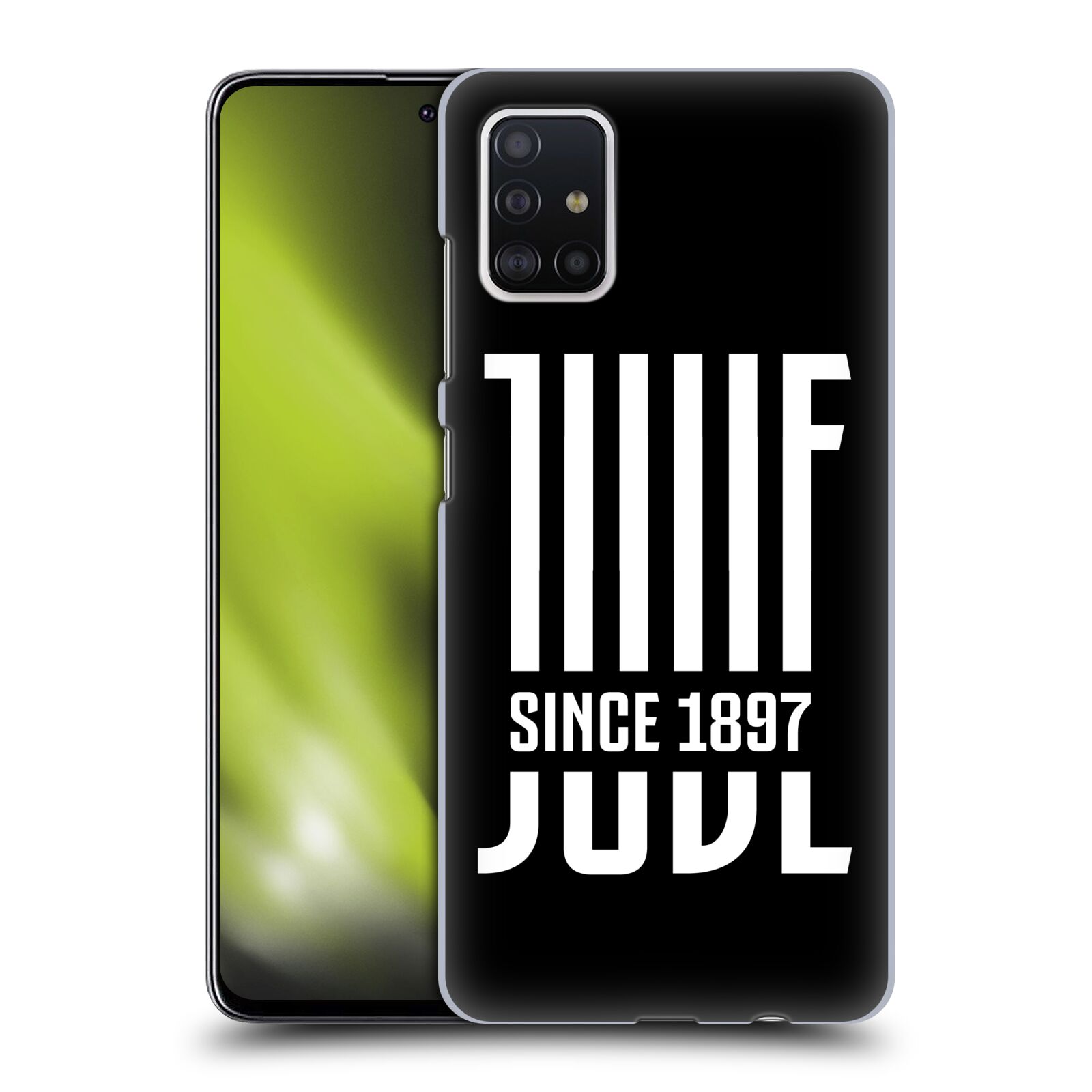 Pouzdro na mobil Samsung Galaxy A51 - HEAD CASE - Fotbalový klub Juventus FC černý JUVE bílá