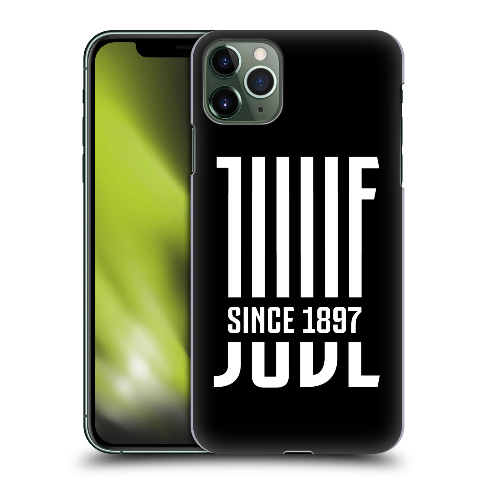 Pouzdro na mobil Apple Iphone 11 PRO MAX - HEAD CASE - Fotbalový klub Juventus FC černý JUVE bílá