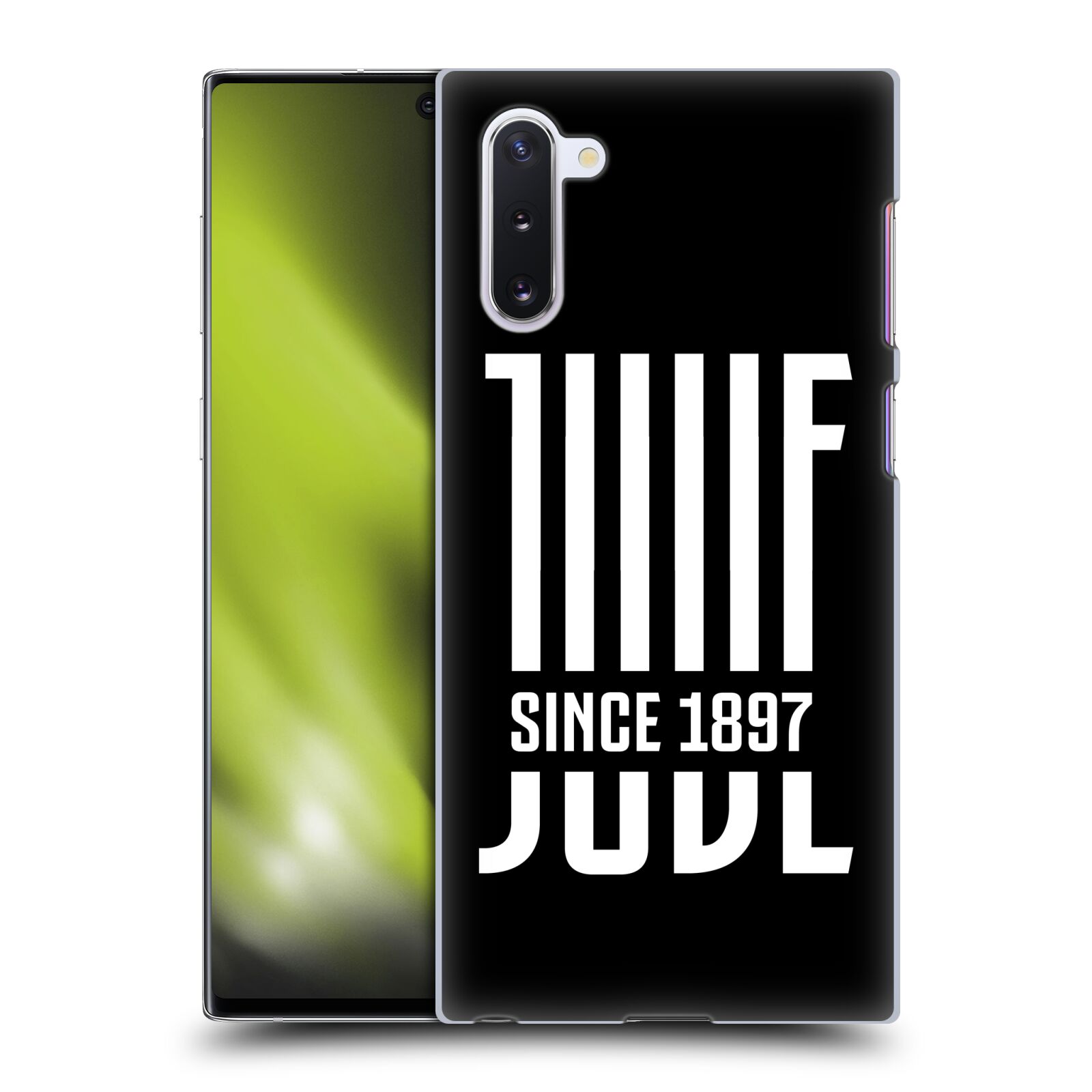 Pouzdro na mobil Samsung Galaxy Note 10 - HEAD CASE - Fotbalový klub Juventus FC černý JUVE bílá