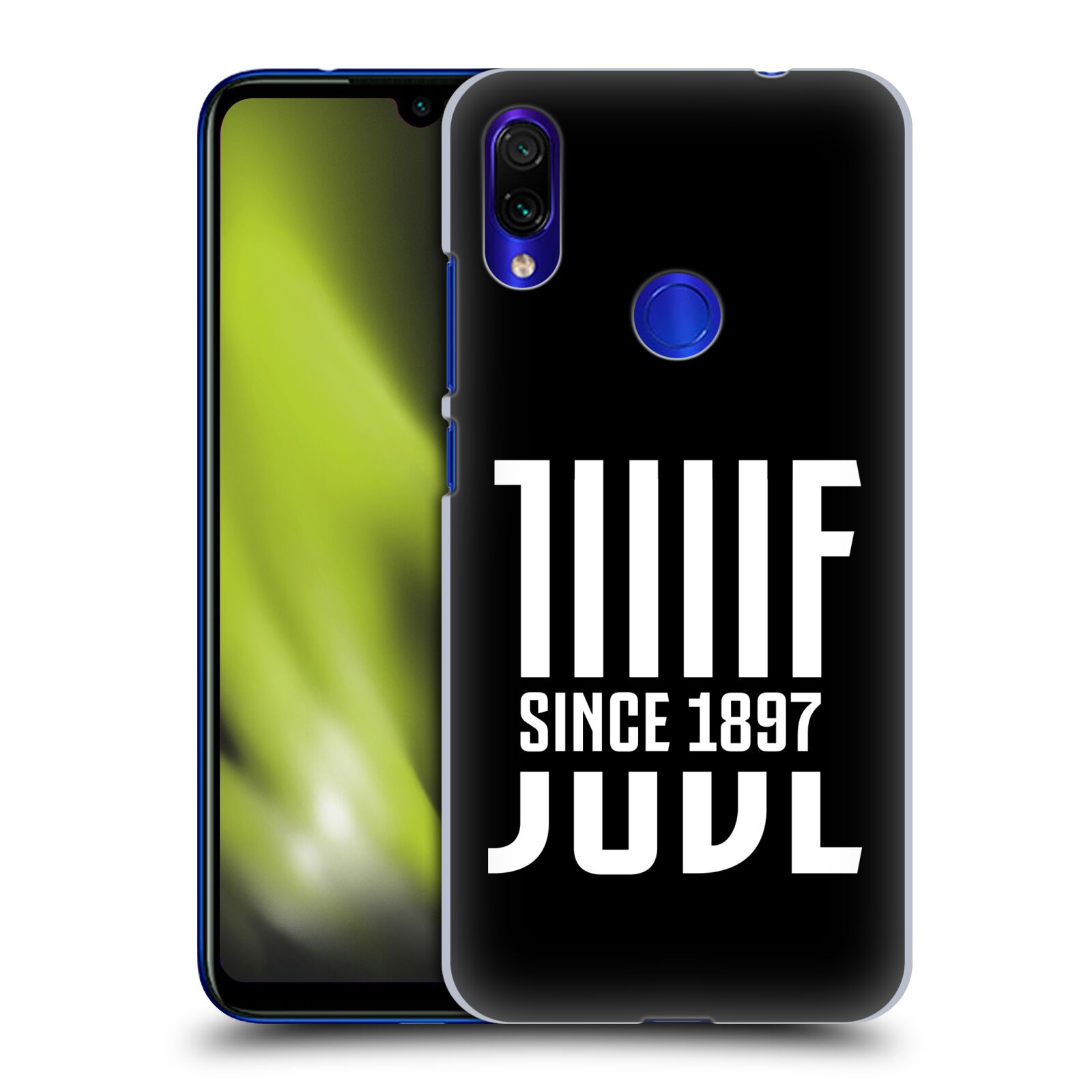 Pouzdro na mobil Xiaomi Redmi Note 7 - Head Case - Fotbalový klub Juventus FC černý JUVE bílá