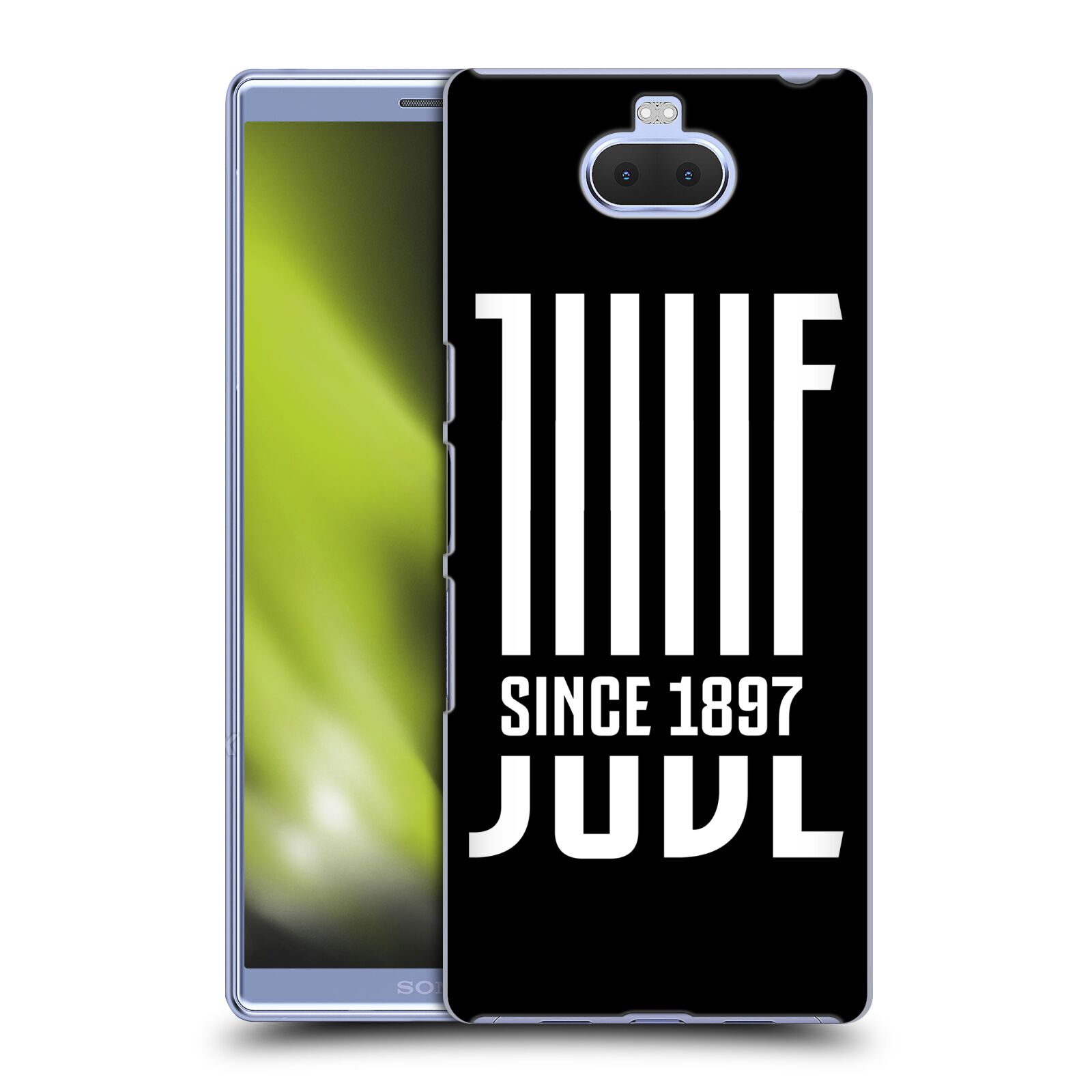 Pouzdro na mobil Sony Xperia 10 - Head Case - Fotbalový klub Juventus FC černý JUVE bílá