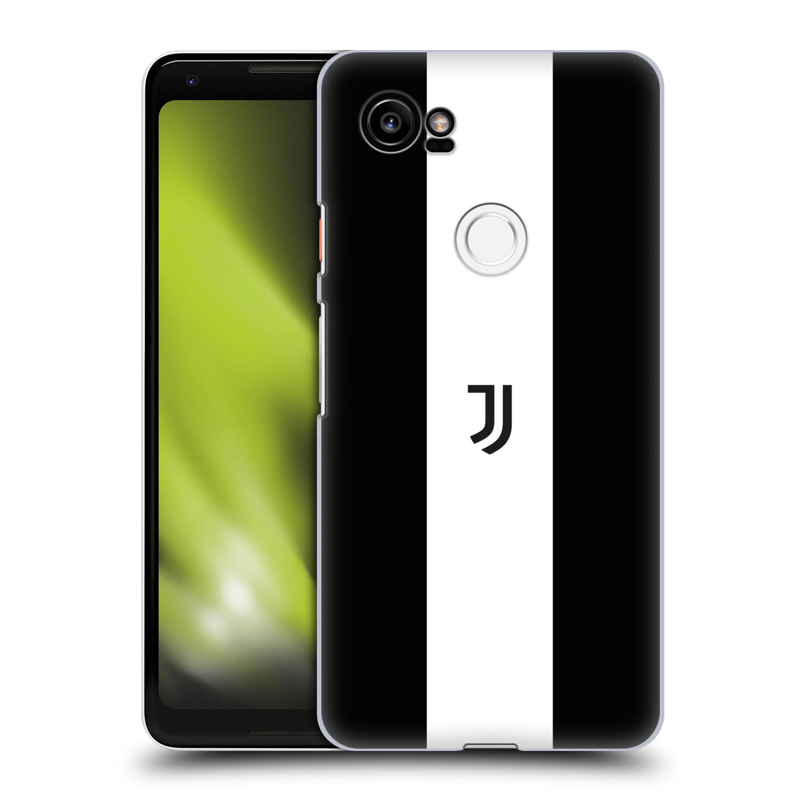 HEAD CASE plastový obal na mobil Google Pixel 2 XL Fotbalový klub Juventus FC pruhy znak černá a bílá