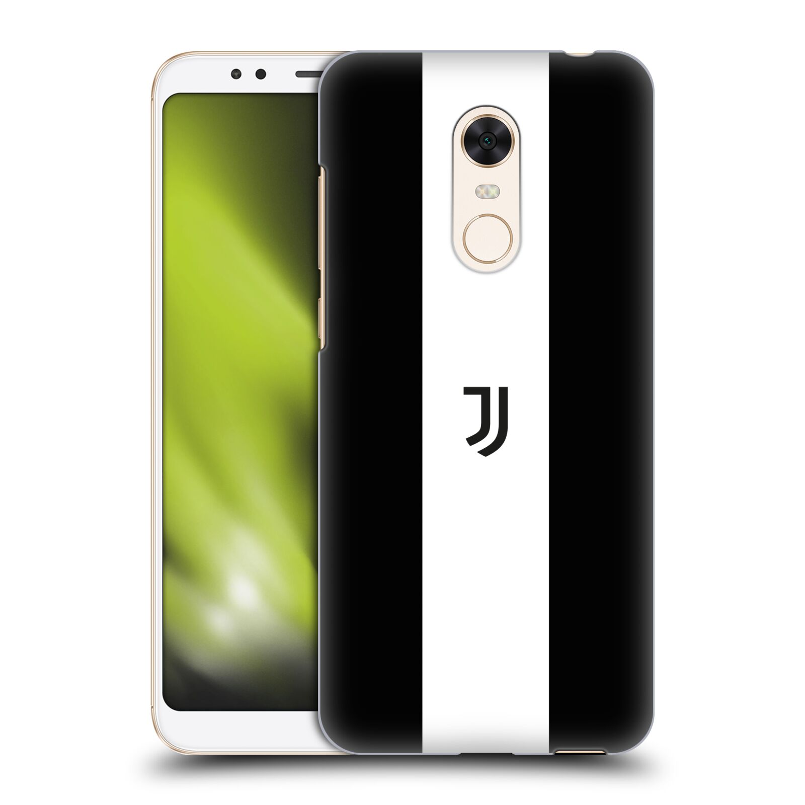 HEAD CASE plastový obal na mobil Xiaomi Redmi 5 PLUS Fotbalový klub Juventus FC pruhy znak černá a bílá