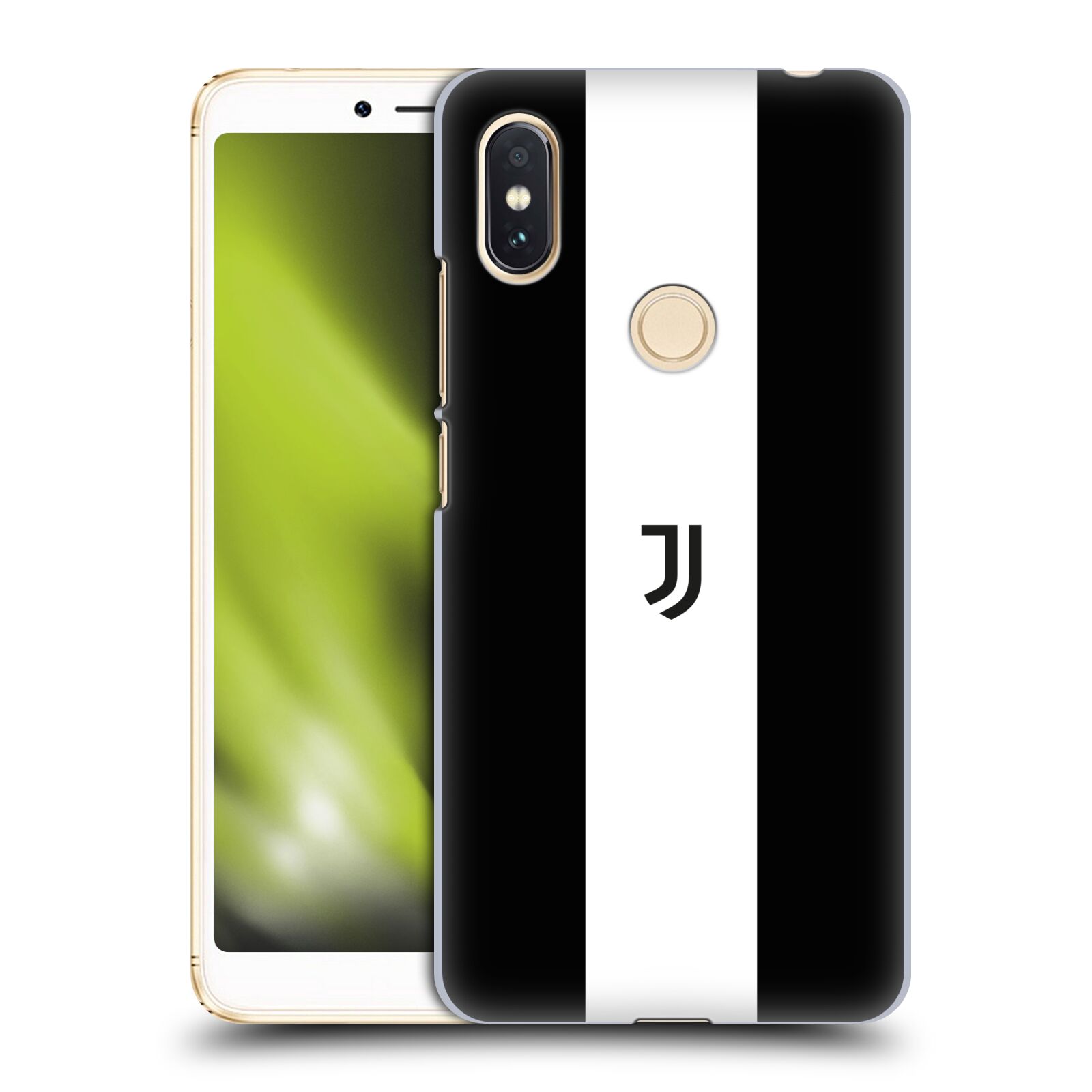 HEAD CASE plastový obal na mobil Xiaomi Redmi S2 Fotbalový klub Juventus FC pruhy znak černá a bílá
