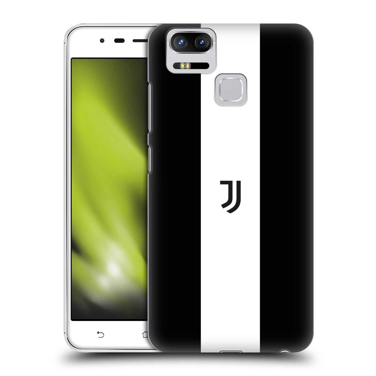 HEAD CASE plastový obal na mobil Asus Zenfone 3 Zoom ZE553KL Fotbalový klub Juventus FC pruhy znak černá a bílá