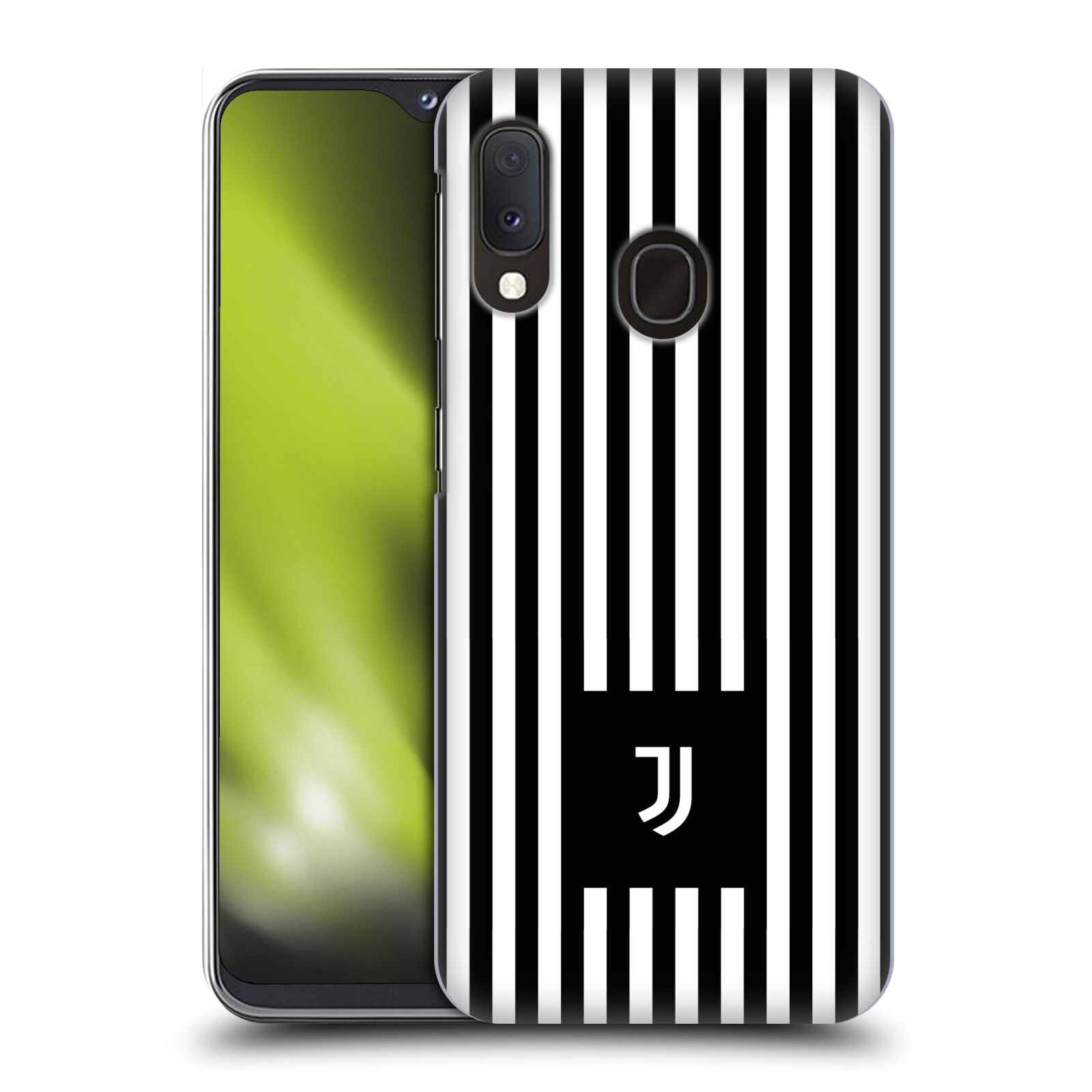 Zadní obal pro mobil Samsung Galaxy A20E - HEAD CASE - Fotbalový klub Juventus - pruhy