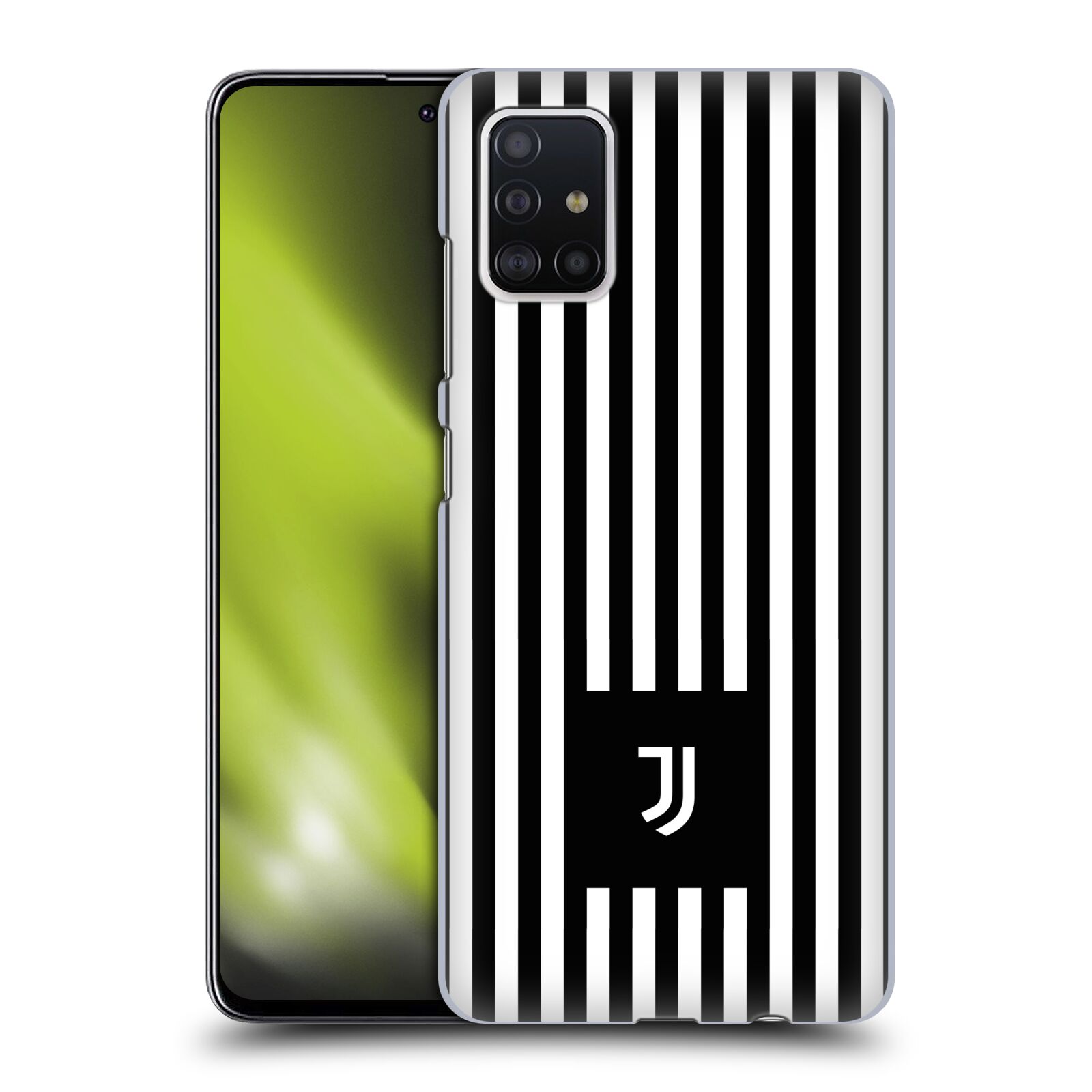 Pouzdro na mobil Samsung Galaxy A51 - HEAD CASE - Fotbalový klub Juventus FC černobílé pruhy znak