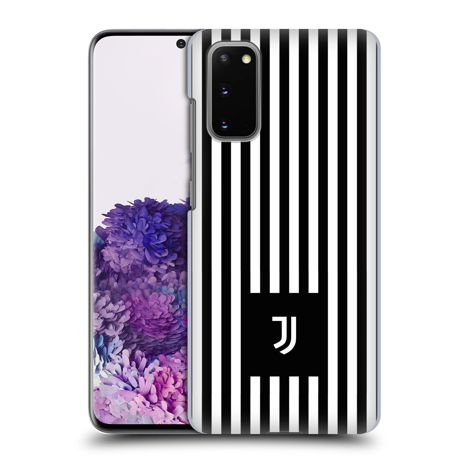 Pouzdro na mobil Samsung Galaxy S20 - HEAD CASE - Fotbalový klub Juventus FC černobílé pruhy znak