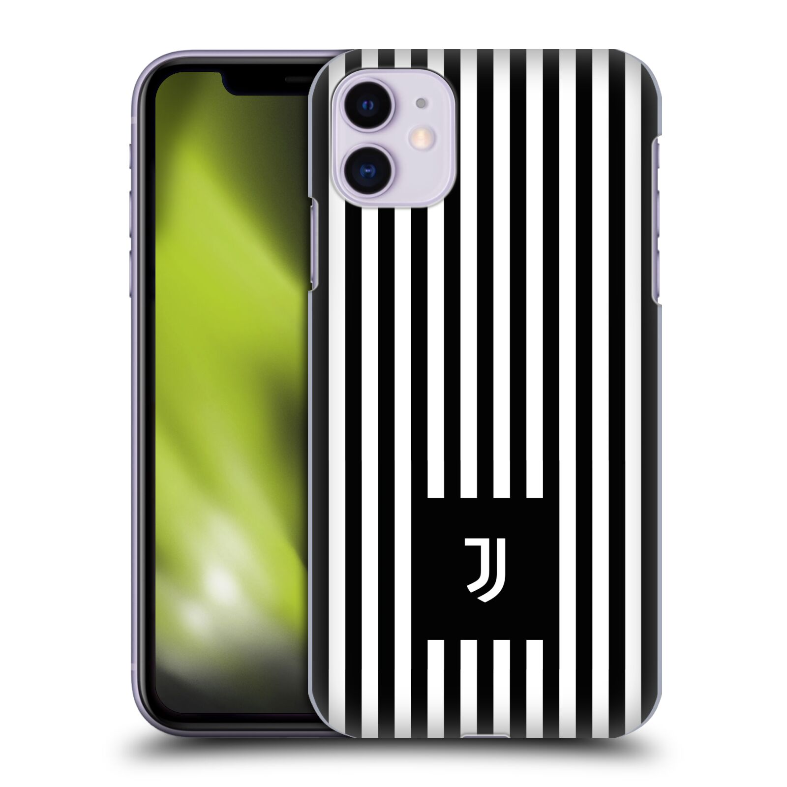Pouzdro na mobil Apple Iphone 11 - HEAD CASE - Fotbalový klub Juventus FC černobílé pruhy znak