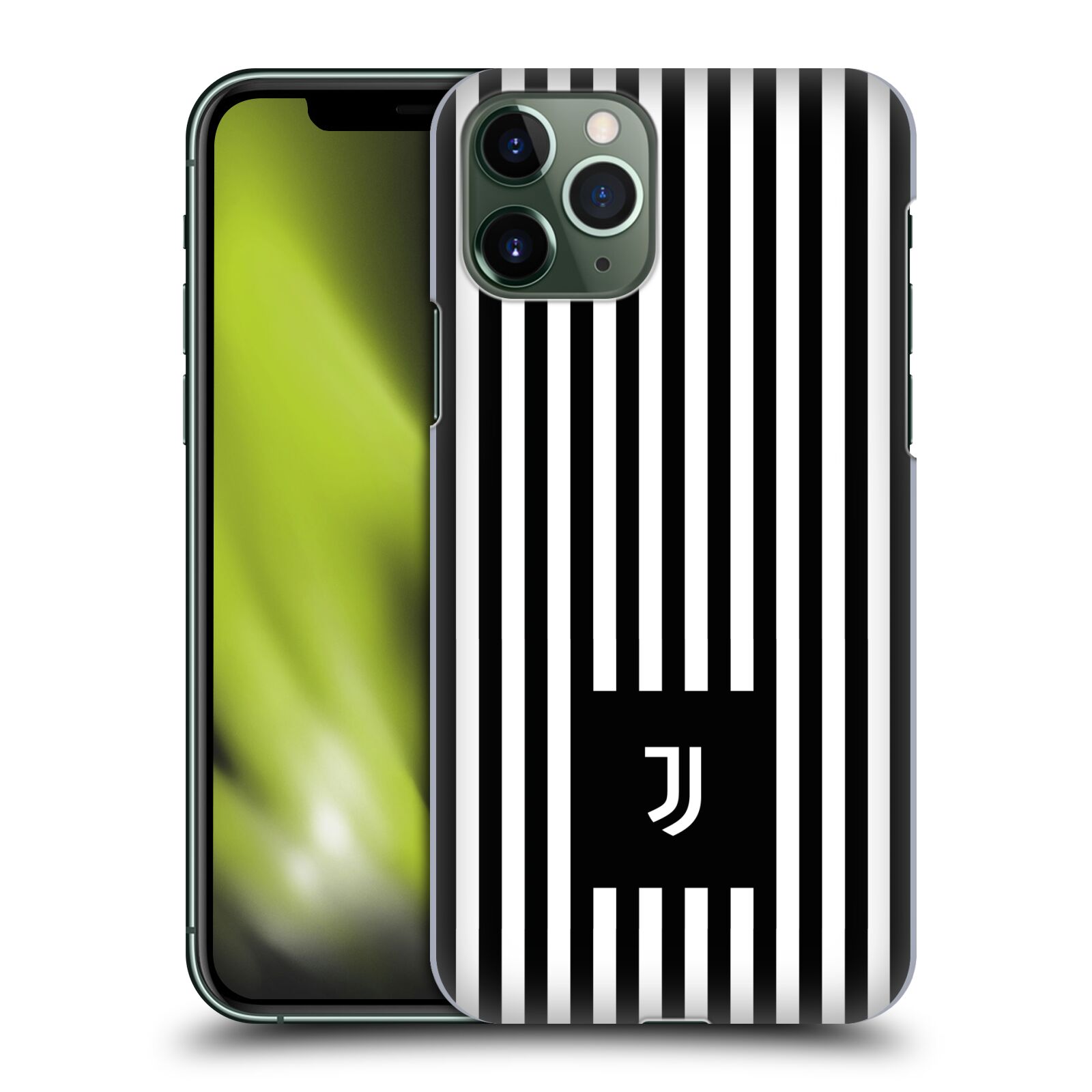 Pouzdro na mobil Apple Iphone 11 PRO - HEAD CASE - Fotbalový klub Juventus FC černobílé pruhy znak