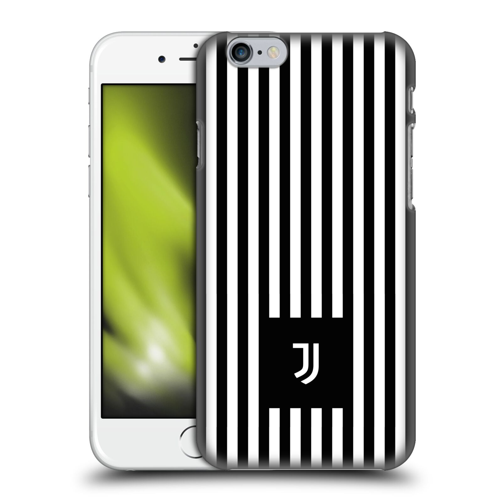 Plastové pouzdro pro mobil Apple Iphone 6/6S Fotbalový klub Juventus FC černobílé pruhy znak