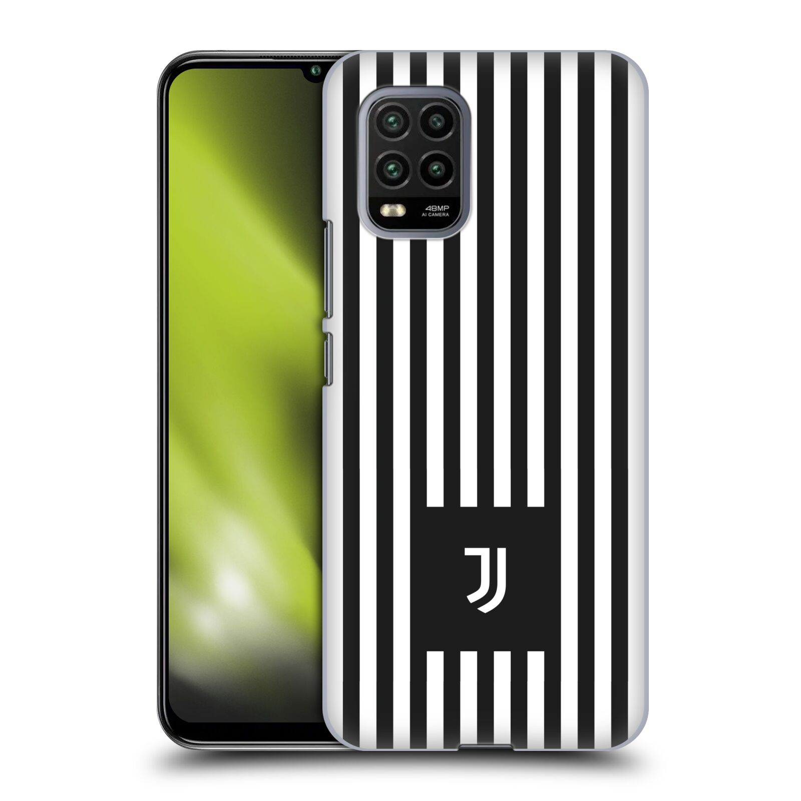 Zadní kryt, obal na mobil Xiaomi Mi 10 LITE Fotbalový klub Juventus FC černobílé pruhy znak