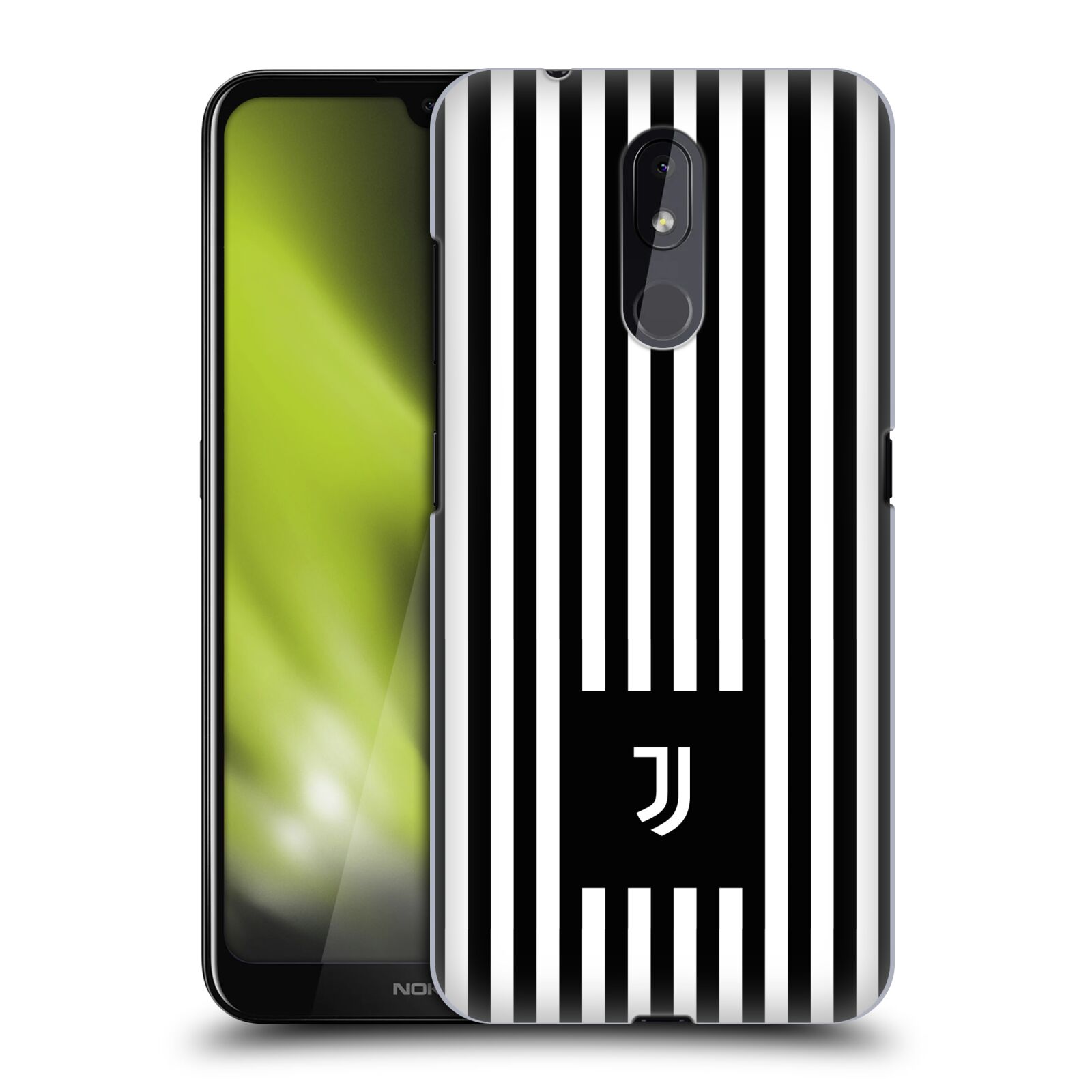 Pouzdro na mobil Nokia 3.2 - HEAD CASE - Fotbalový klub Juventus FC černobílé pruhy znak