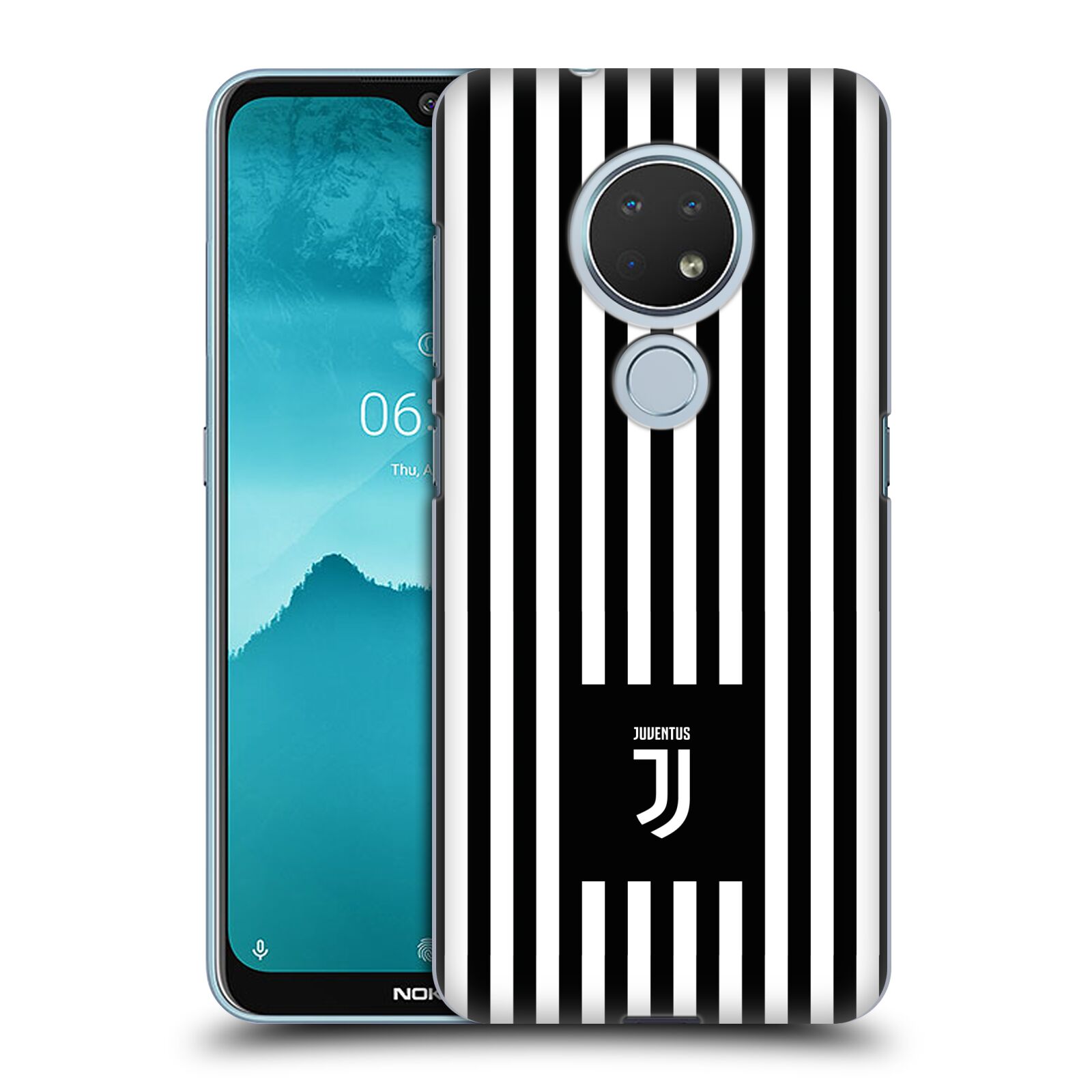 Pouzdro na mobil Nokia 6.2 - HEAD CASE - Fotbalový klub Juventus FC černobílé pruhy znak