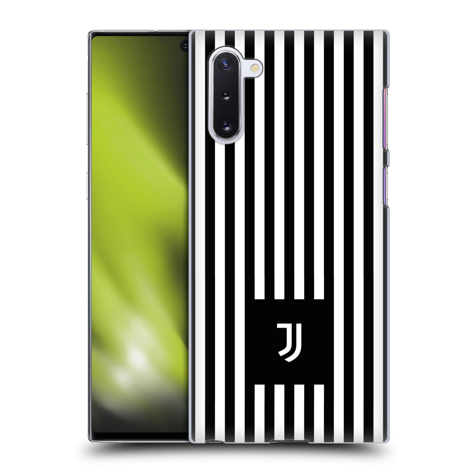 Pouzdro na mobil Samsung Galaxy Note 10 - HEAD CASE - Fotbalový klub Juventus FC černobílé pruhy znak