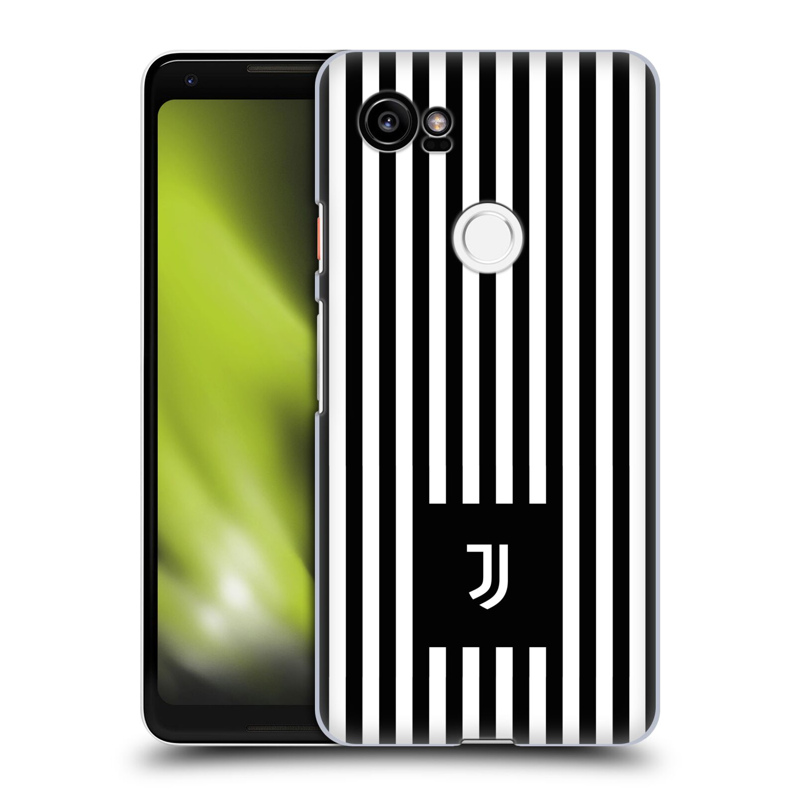 HEAD CASE plastový obal na mobil Google Pixel 2 XL Fotbalový klub Juventus FC černobílé pruhy znak