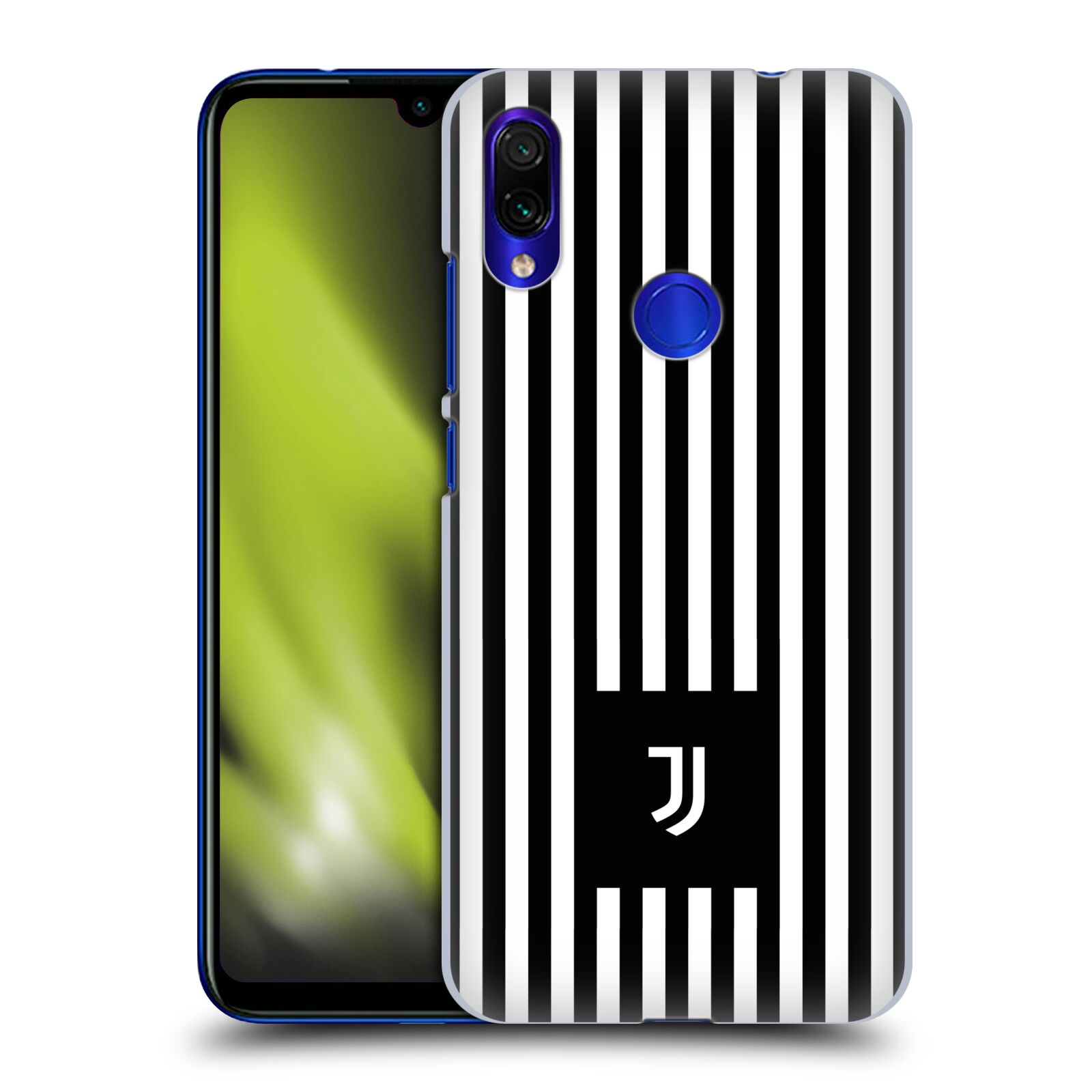 Pouzdro na mobil Xiaomi Redmi Note 7 - Head Case - Fotbalový klub Juventus FC černobílé pruhy znak