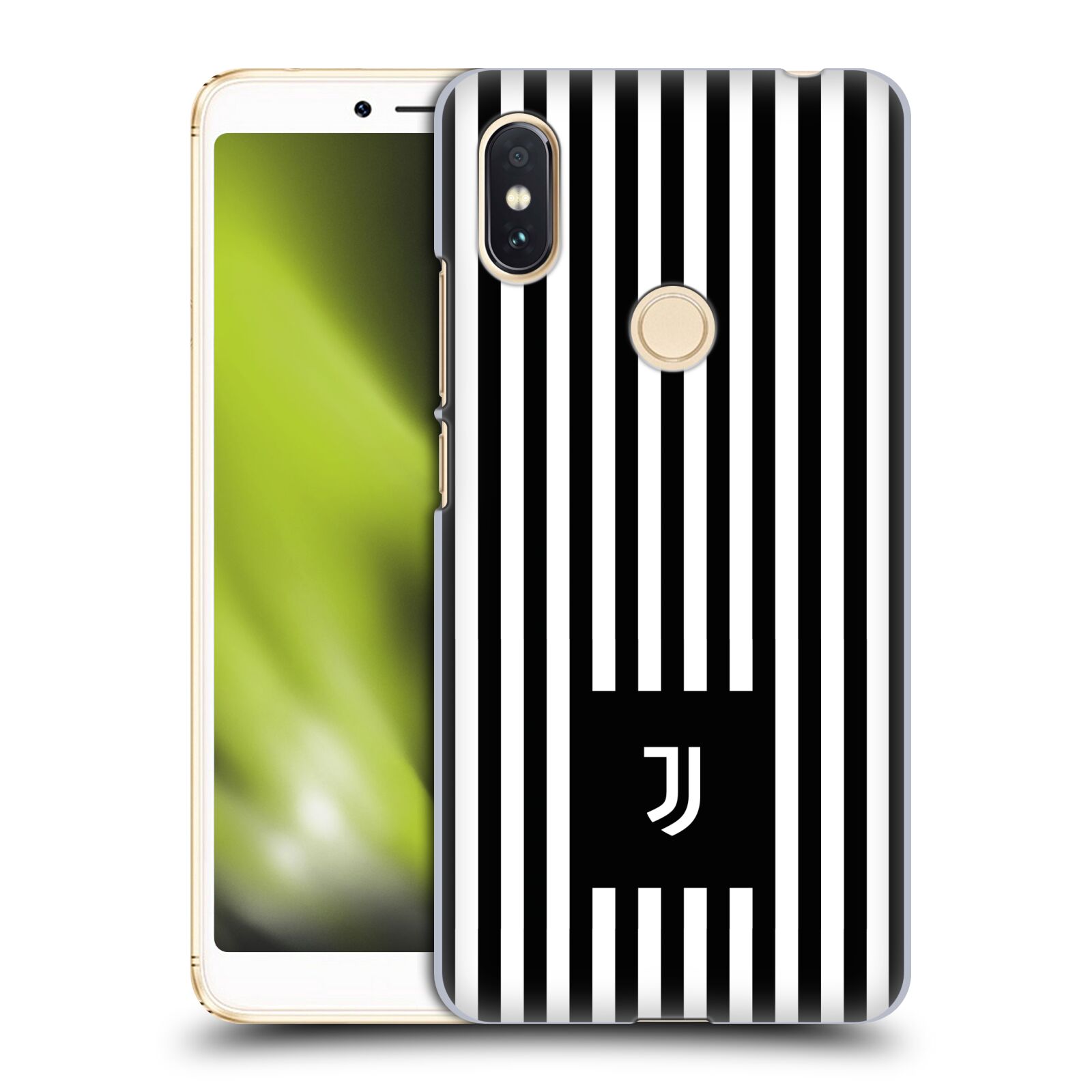 HEAD CASE plastový obal na mobil Xiaomi Redmi S2 Fotbalový klub Juventus FC černobílé pruhy znak