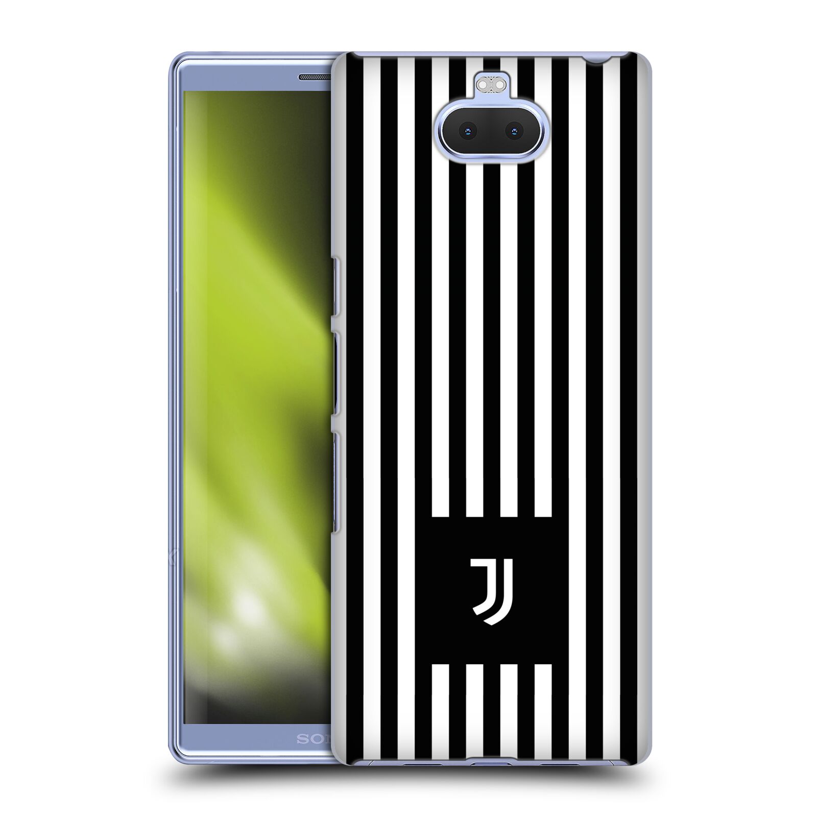 Pouzdro na mobil Sony Xperia 10 Plus - Head Case - Fotbalový klub Juventus FC černobílé pruhy znak