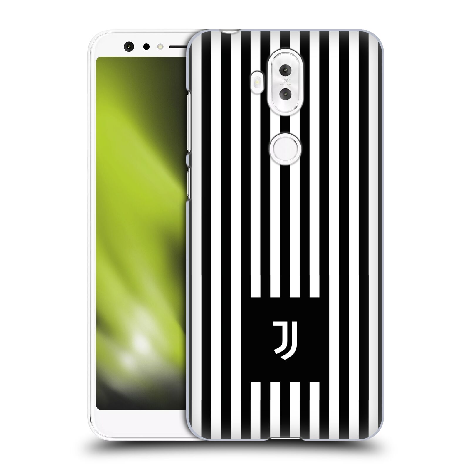 HEAD CASE plastový obal na mobil Asus Zenfone 5 LITE ZC600KL Fotbalový klub Juventus FC černobílé pruhy znak