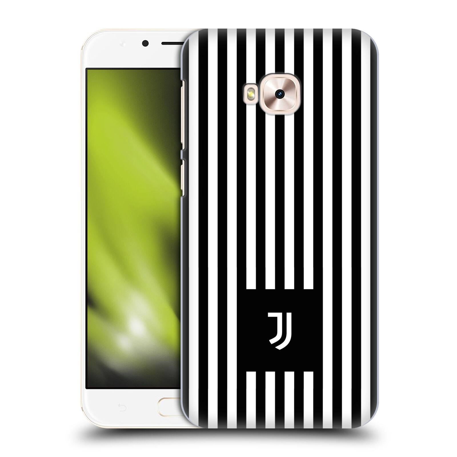 HEAD CASE plastový obal na mobil Asus Zenfone 4 Selfie Pro ZD552KL Fotbalový klub Juventus FC černobílé pruhy znak