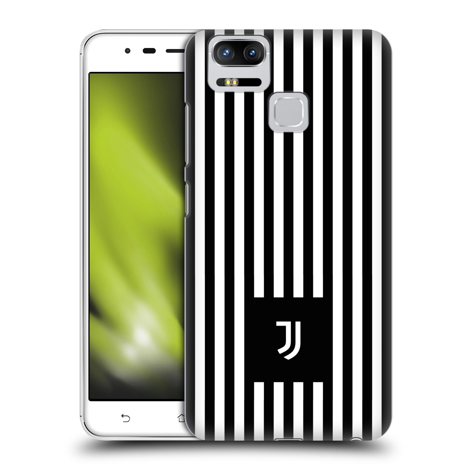 HEAD CASE plastový obal na mobil Asus Zenfone 3 Zoom ZE553KL Fotbalový klub Juventus FC černobílé pruhy znak