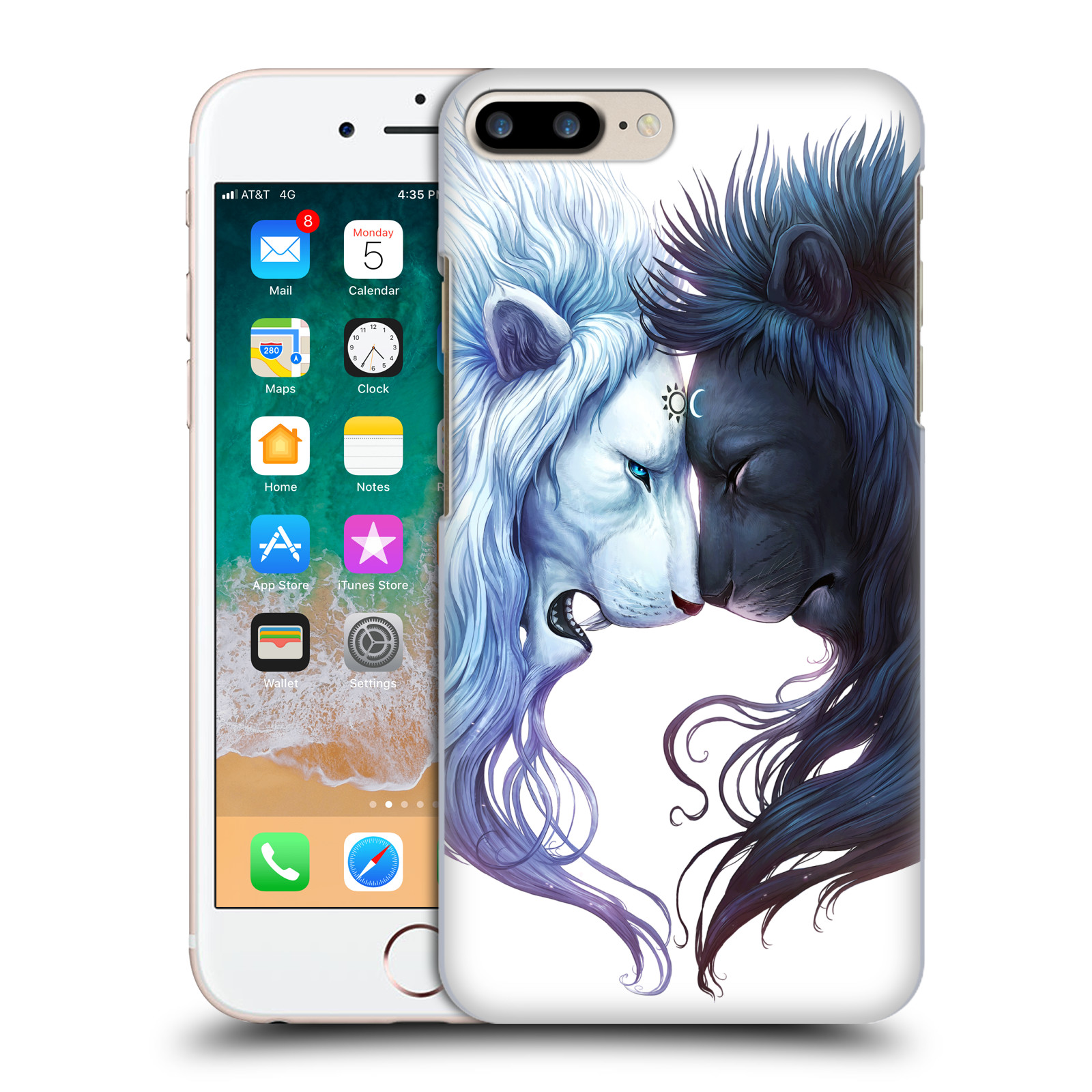Zadní obal pro mobil Apple Iphone 7+ /  8+ - HEAD CASE - JoJoesArt - Bratři