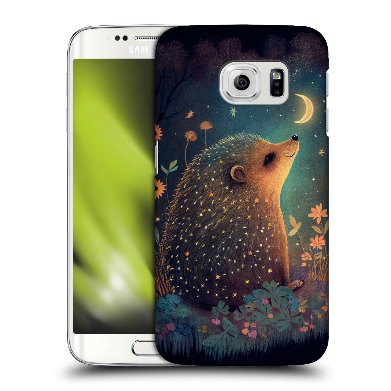 Obal na mobil Samsung Galaxy S6 EDGE - HEAD CASE - JK Stewart malý ježeček