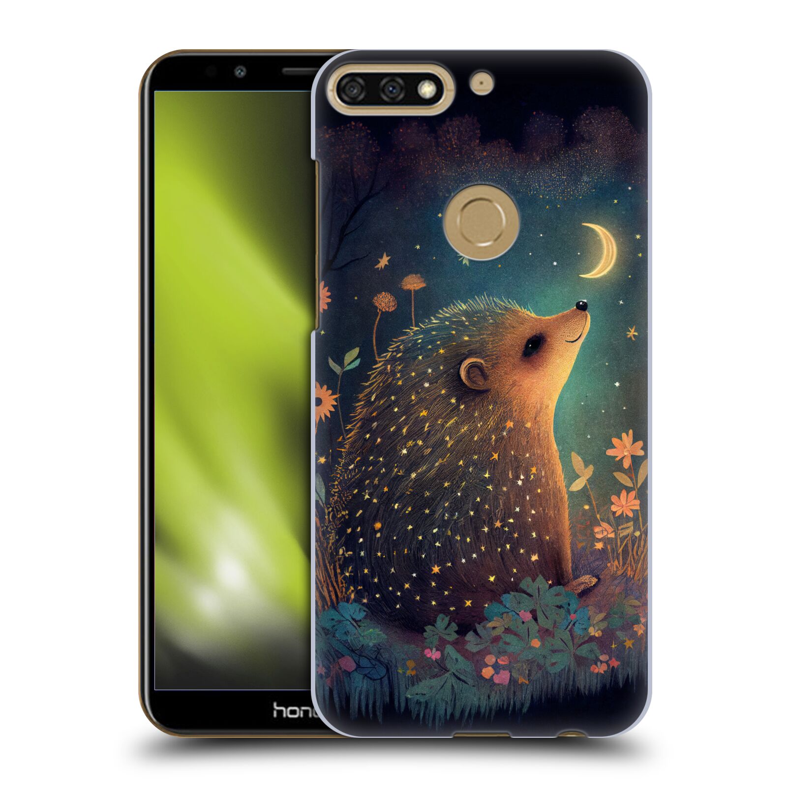 Obal na mobil HONOR 7C - HEAD CASE - JK Stewart malý ježeček