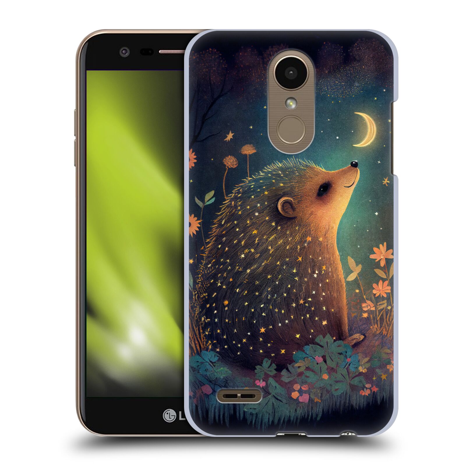 Obal na mobil LG K10 2018 - HEAD CASE - JK Stewart malý ježeček