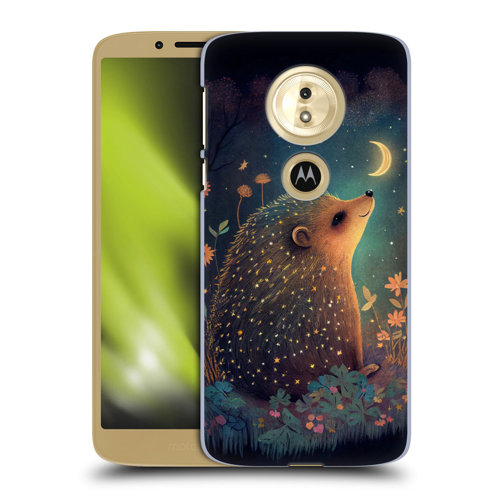Obal na mobil Motorola Moto E5 - HEAD CASE - JK Stewart malý ježeček