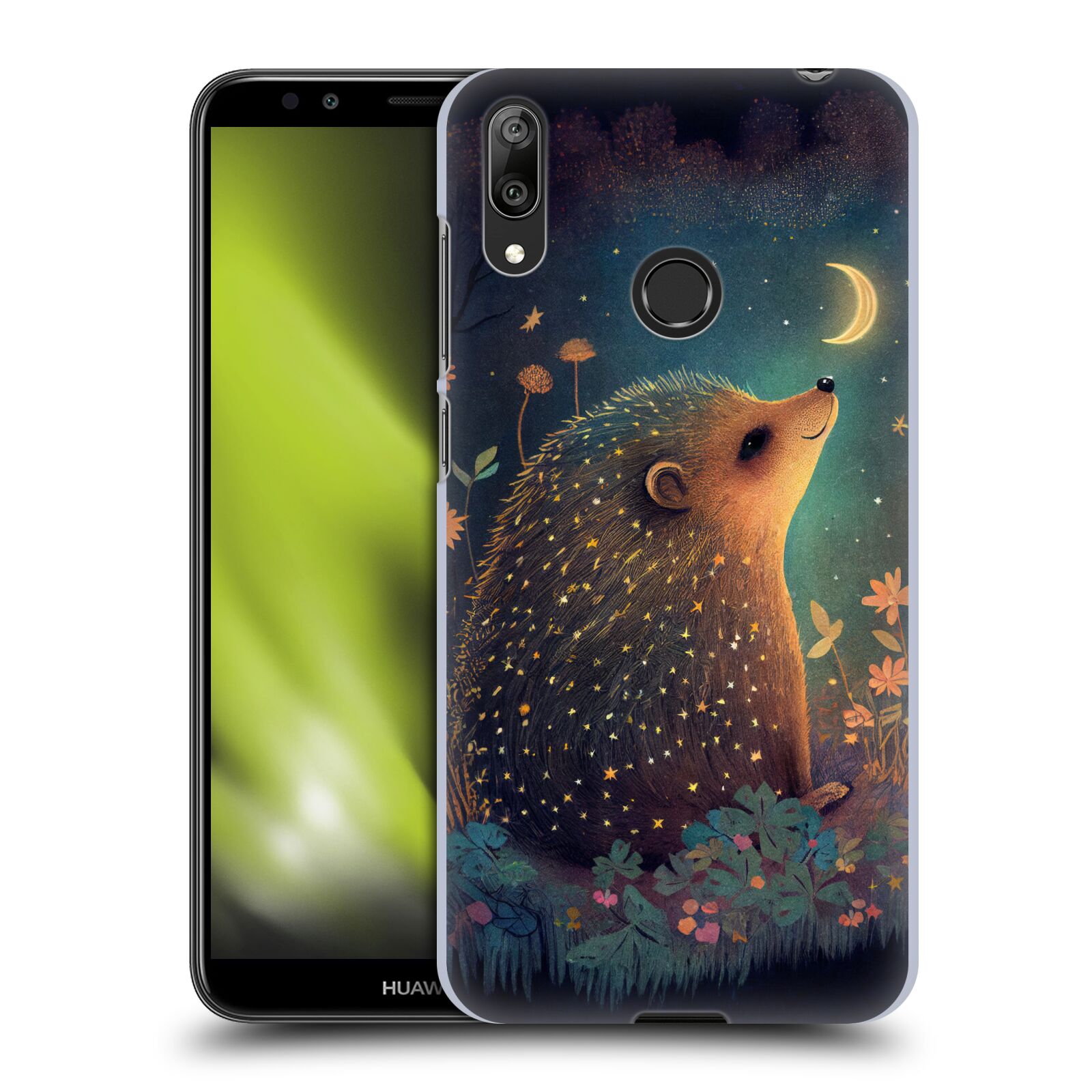Obal na mobil Huawei Y7 2019 - HEAD CASE - JK Stewart malý ježeček