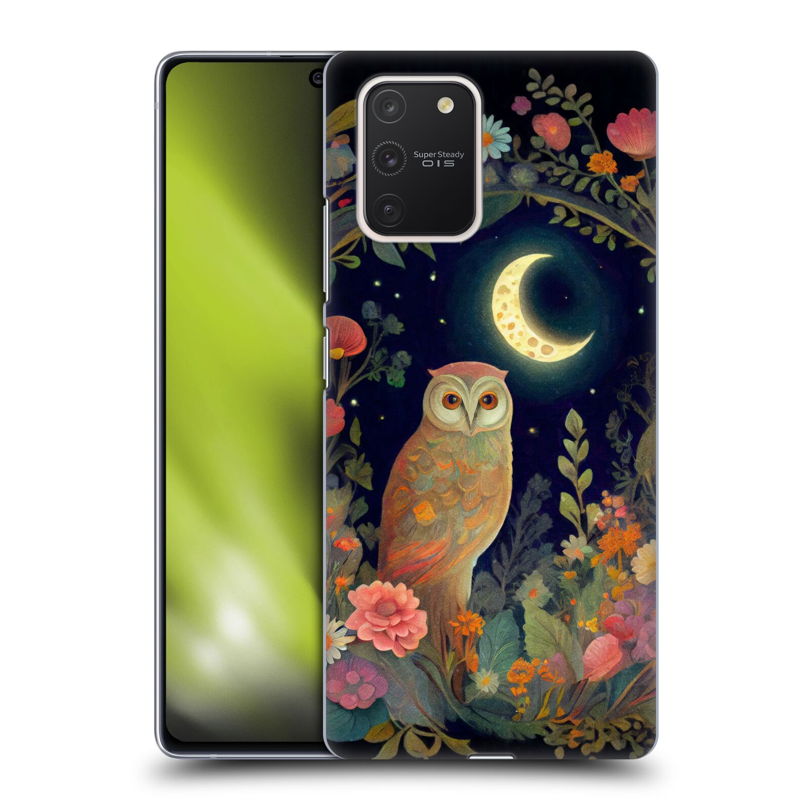 Obal na mobil Samsung Galaxy S10 LITE - HEAD CASE - JK Stewart sova a měsíc