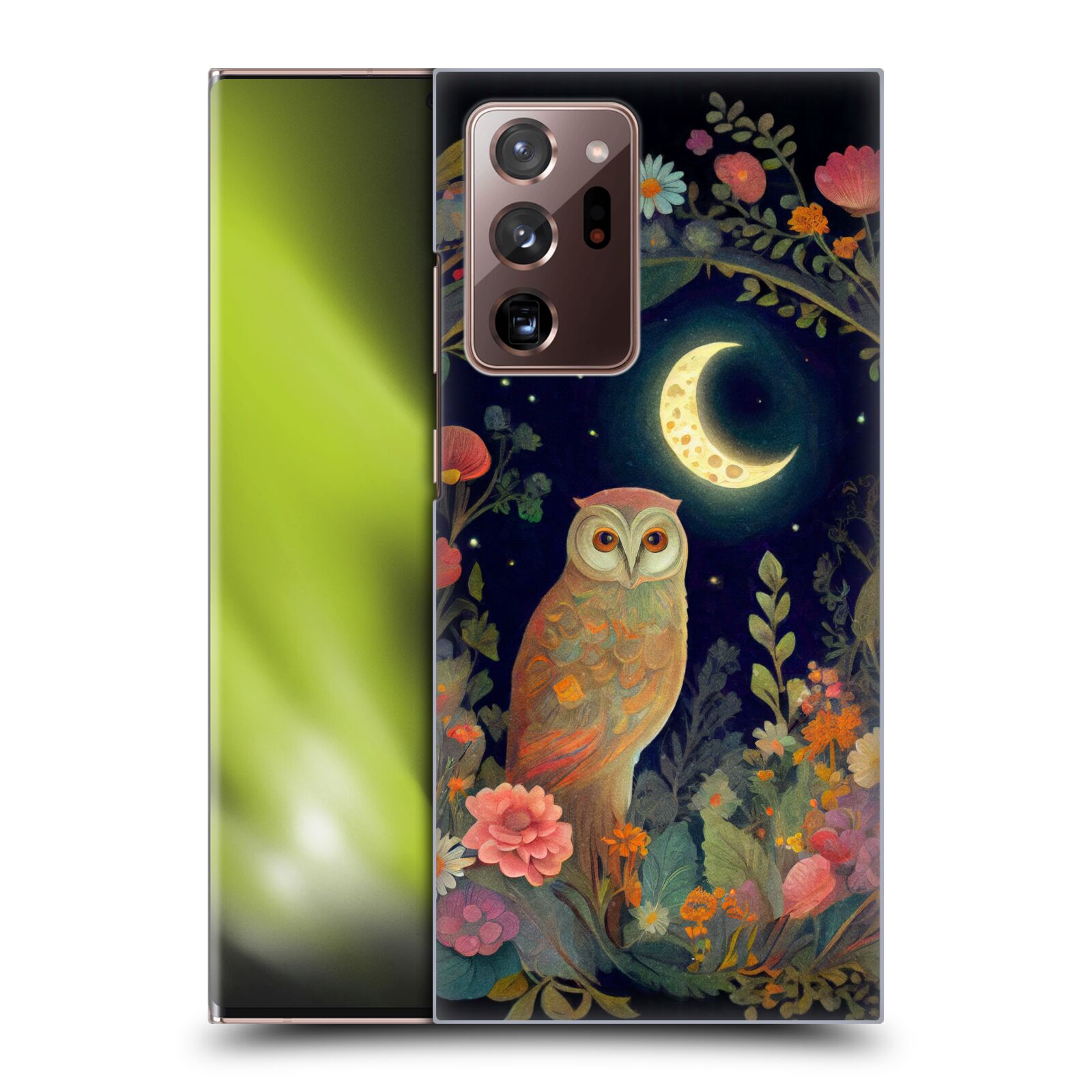 Obal na mobil Samsung Galaxy Note 20 ULTRA - HEAD CASE - JK Stewart sova a měsíc