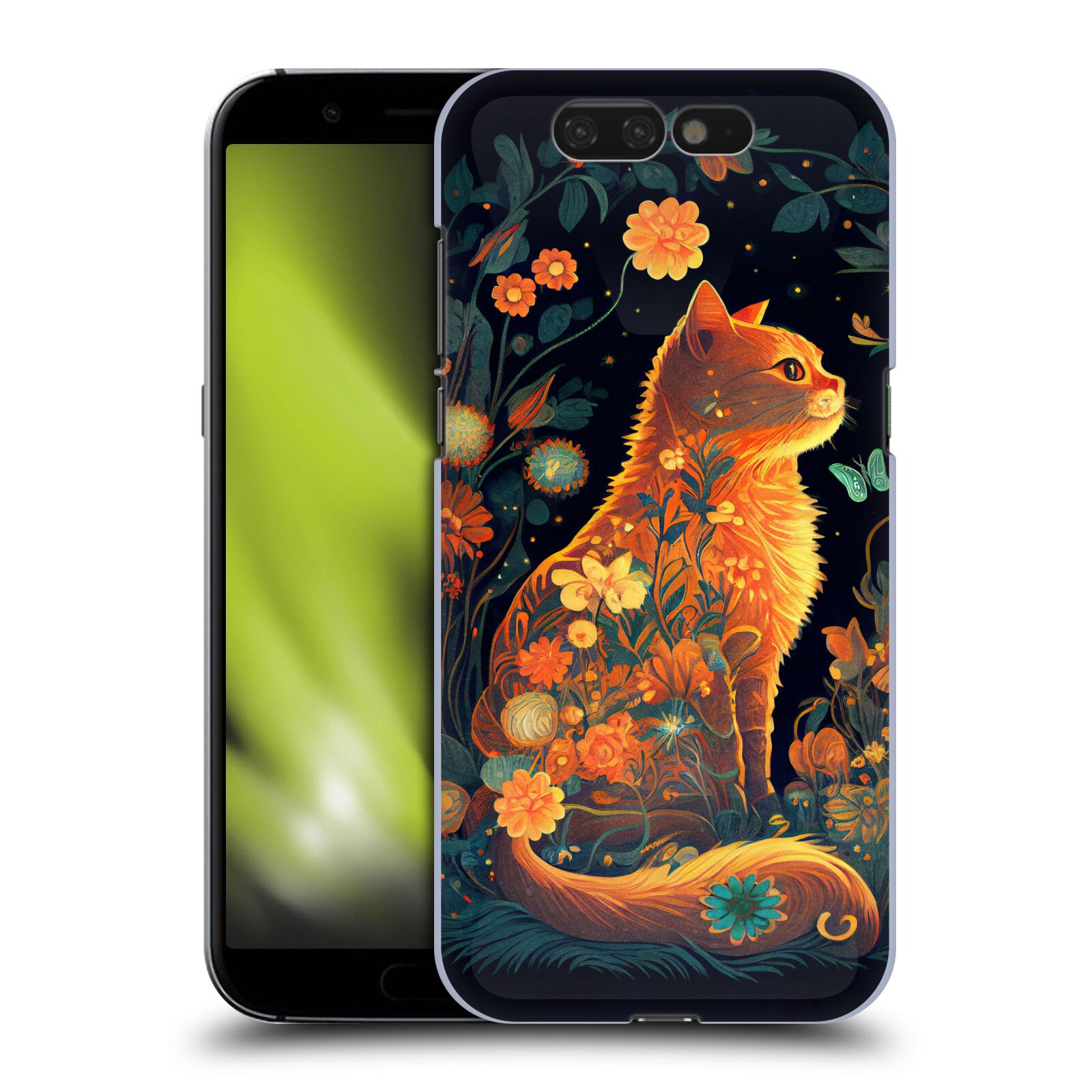 Obal na mobil Xiaomi Black Shark - HEAD CASE - JK Stewart Oranžová kočka