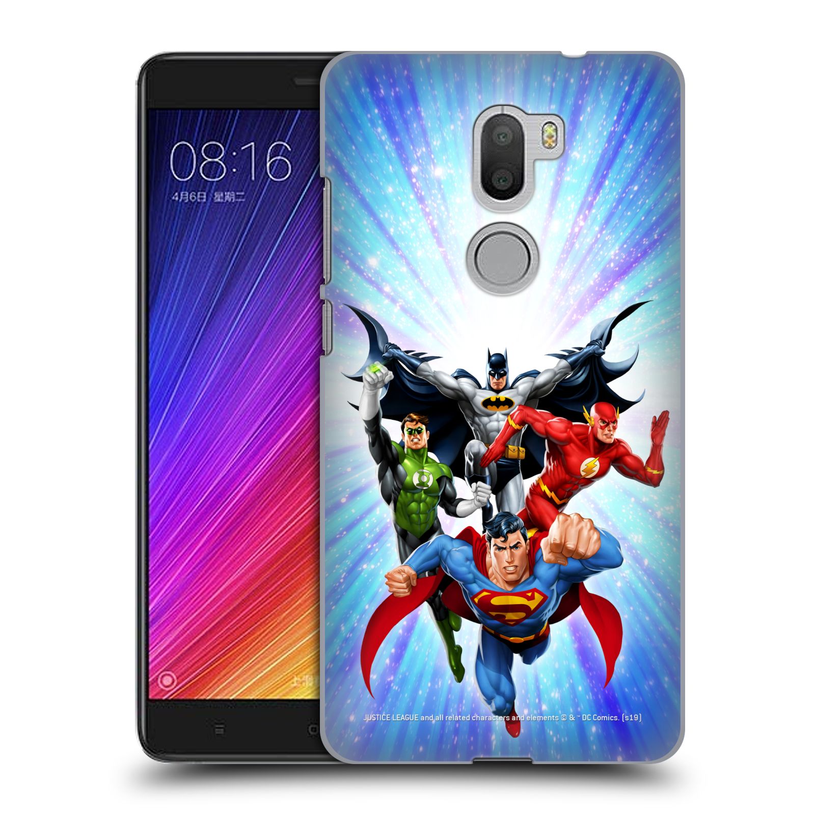 Pouzdro na mobil Xiaomi Mi5s PLUS - HEAD CASE - DC komix Liga Spravedlivých hrdinové