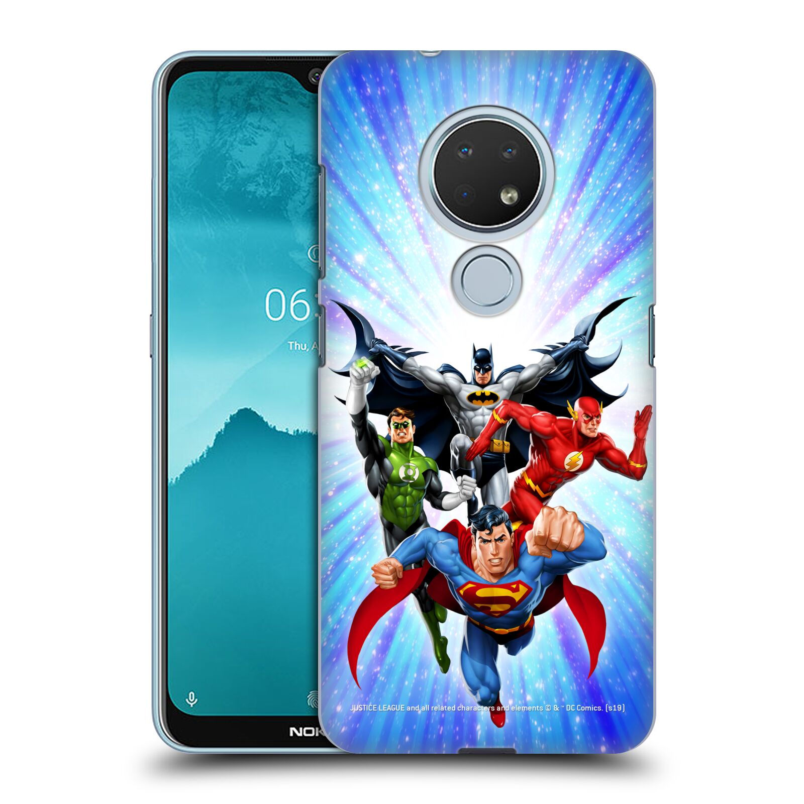 Pouzdro na mobil Nokia 6.2 - HEAD CASE - DC komix Liga Spravedlivých hrdinové