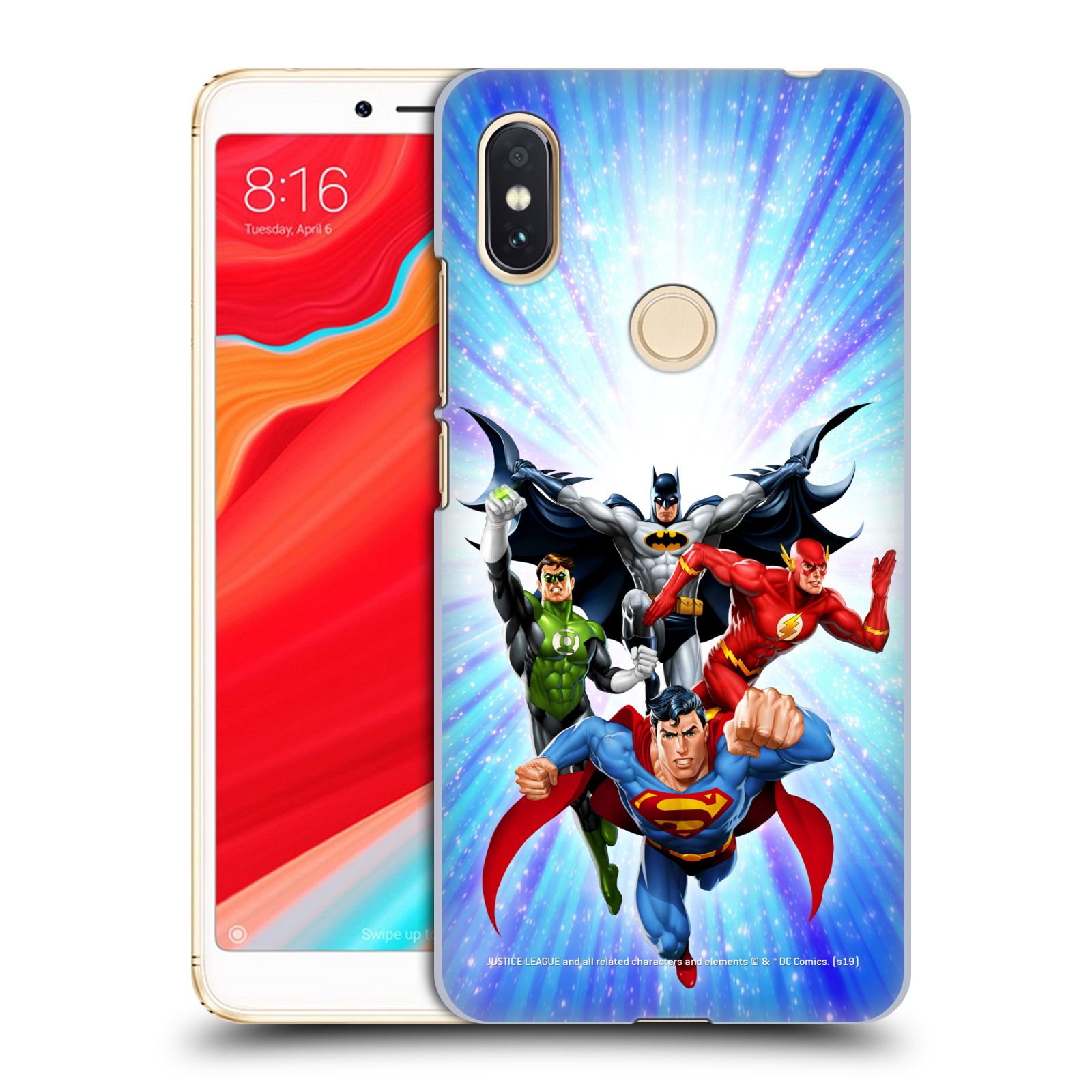 Pouzdro na mobil Xiaomi Redmi S2 - HEAD CASE - DC komix Liga Spravedlivých hrdinové