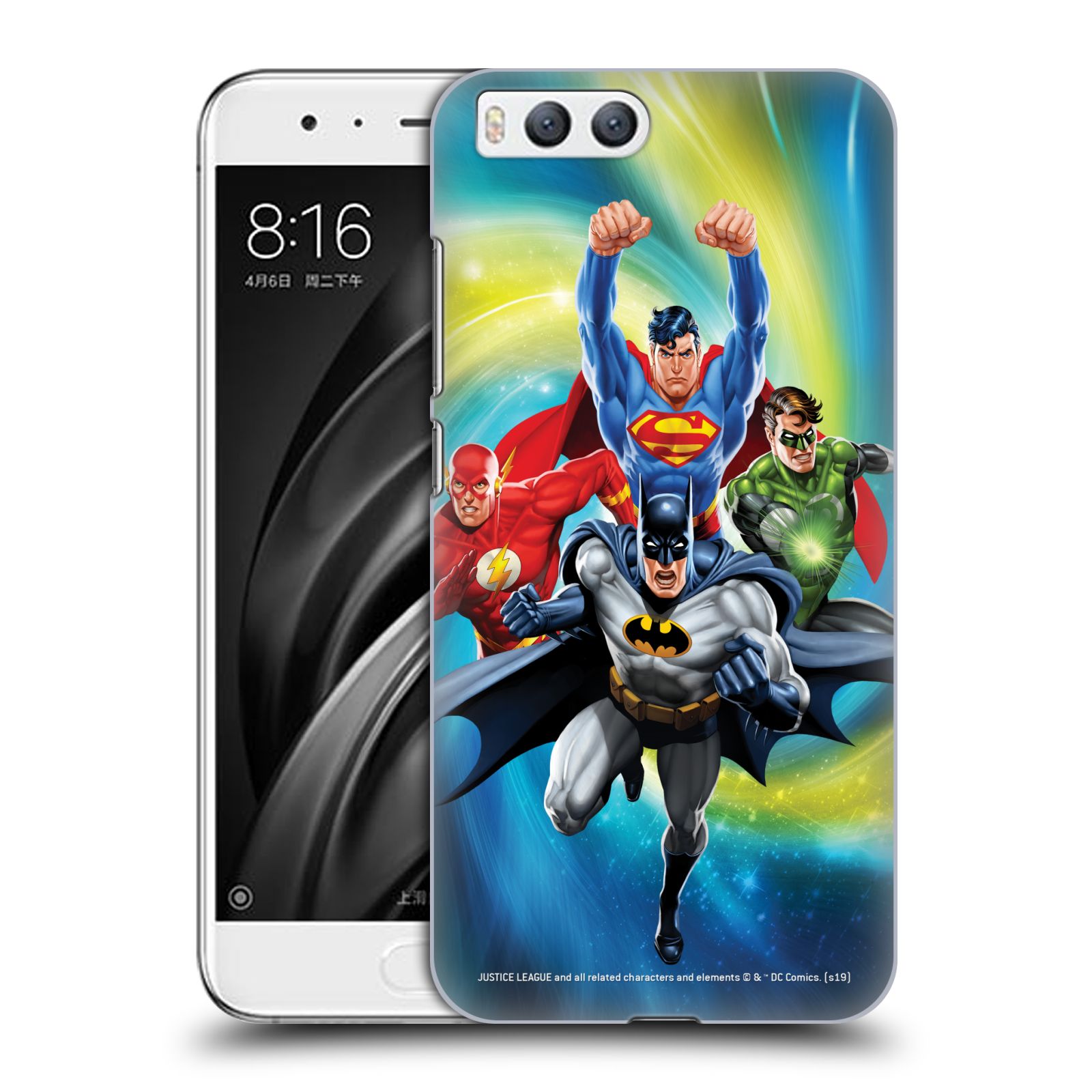 Pouzdro na mobil Xiaomi MI6 - HEAD CASE - DC komix Liga Spravedlivých hrdinové Batman
