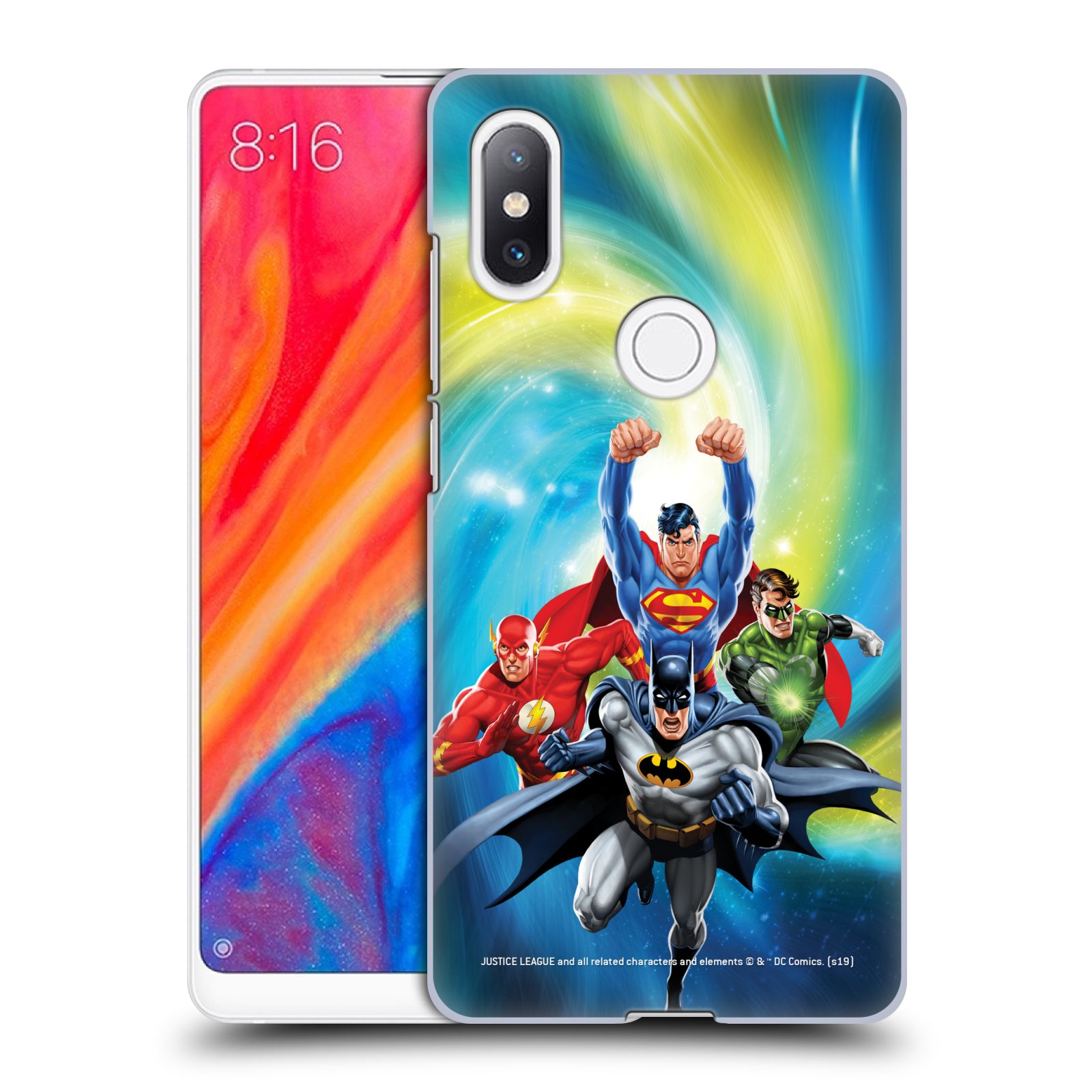 Pouzdro na mobil Xiaomi Mi Mix 2S - HEAD CASE - DC komix Liga Spravedlivých hrdinové Batman