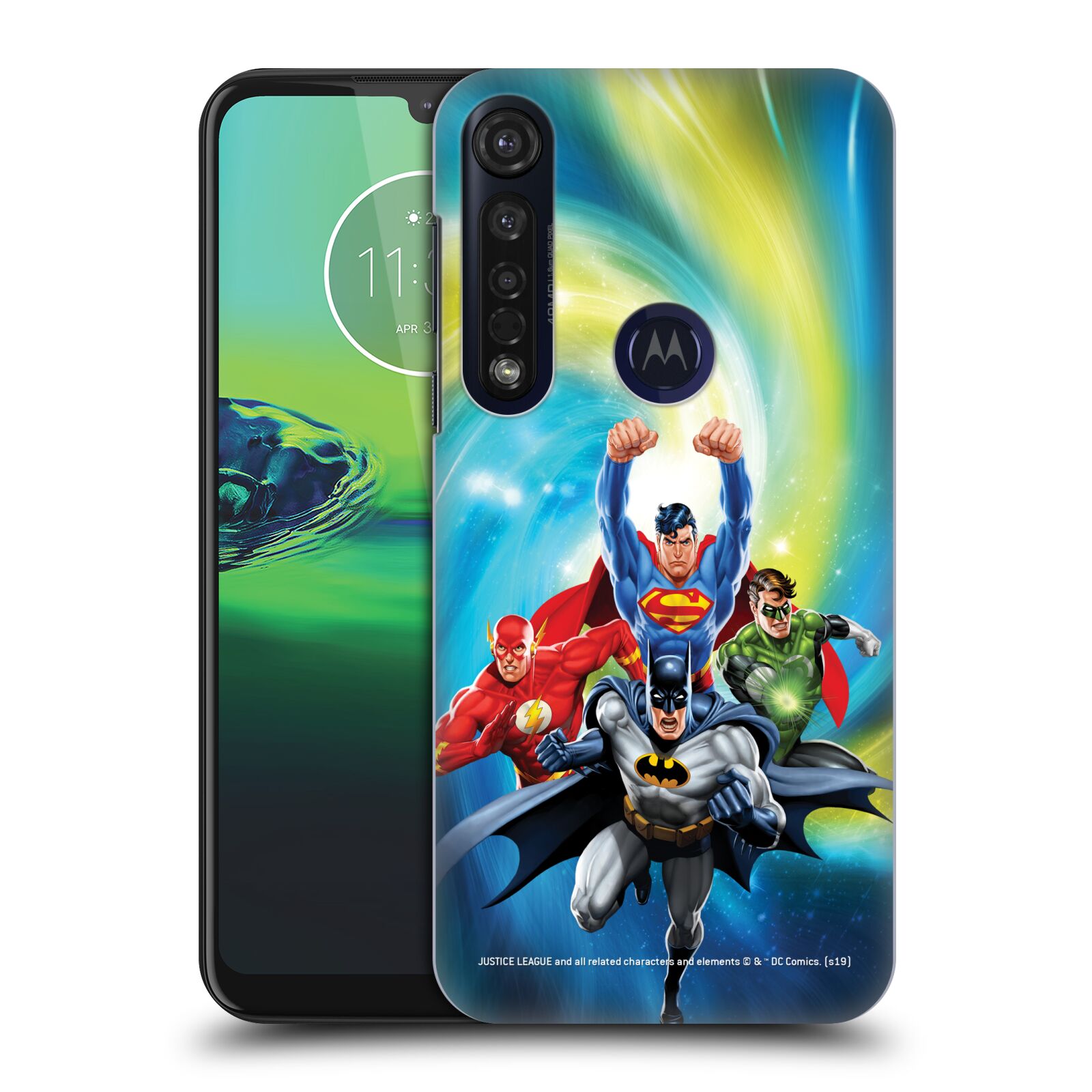 Pouzdro na mobil Motorola Moto G8 PLUS - HEAD CASE - DC komix Liga Spravedlivých hrdinové Batman