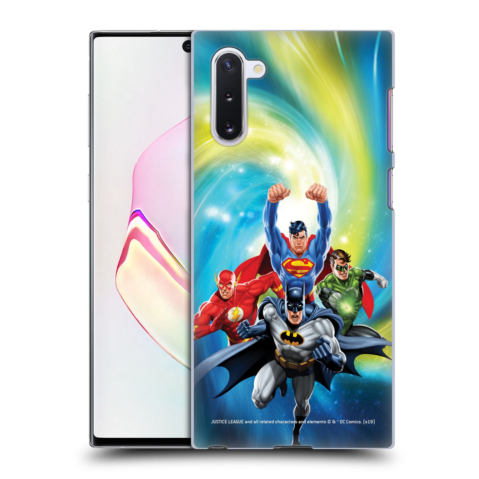 Pouzdro na mobil Samsung Galaxy Note 10 - HEAD CASE - DC komix Liga Spravedlivých hrdinové Batman